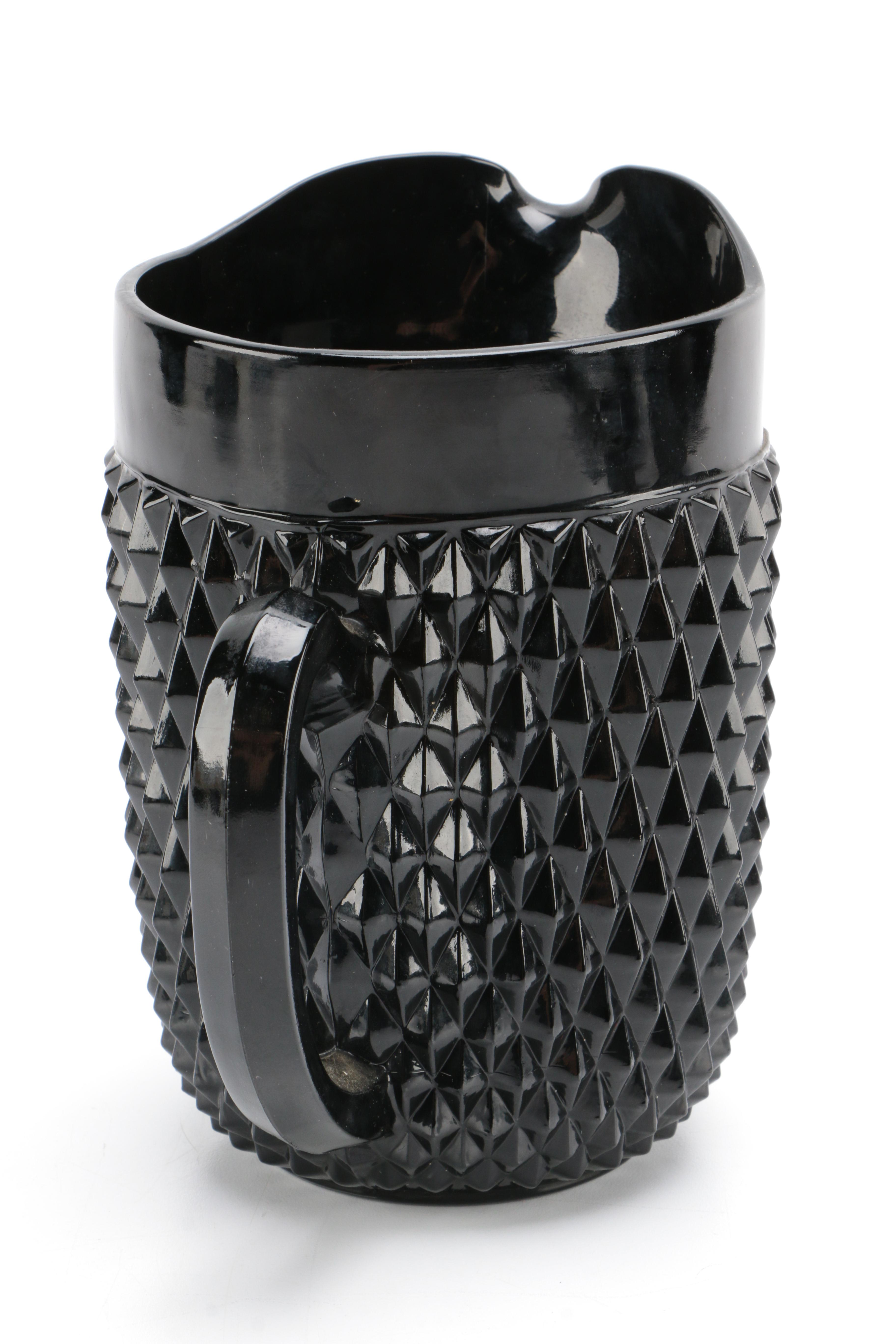 Tiara Exclusives Black Amethyst Glass Circa 1970