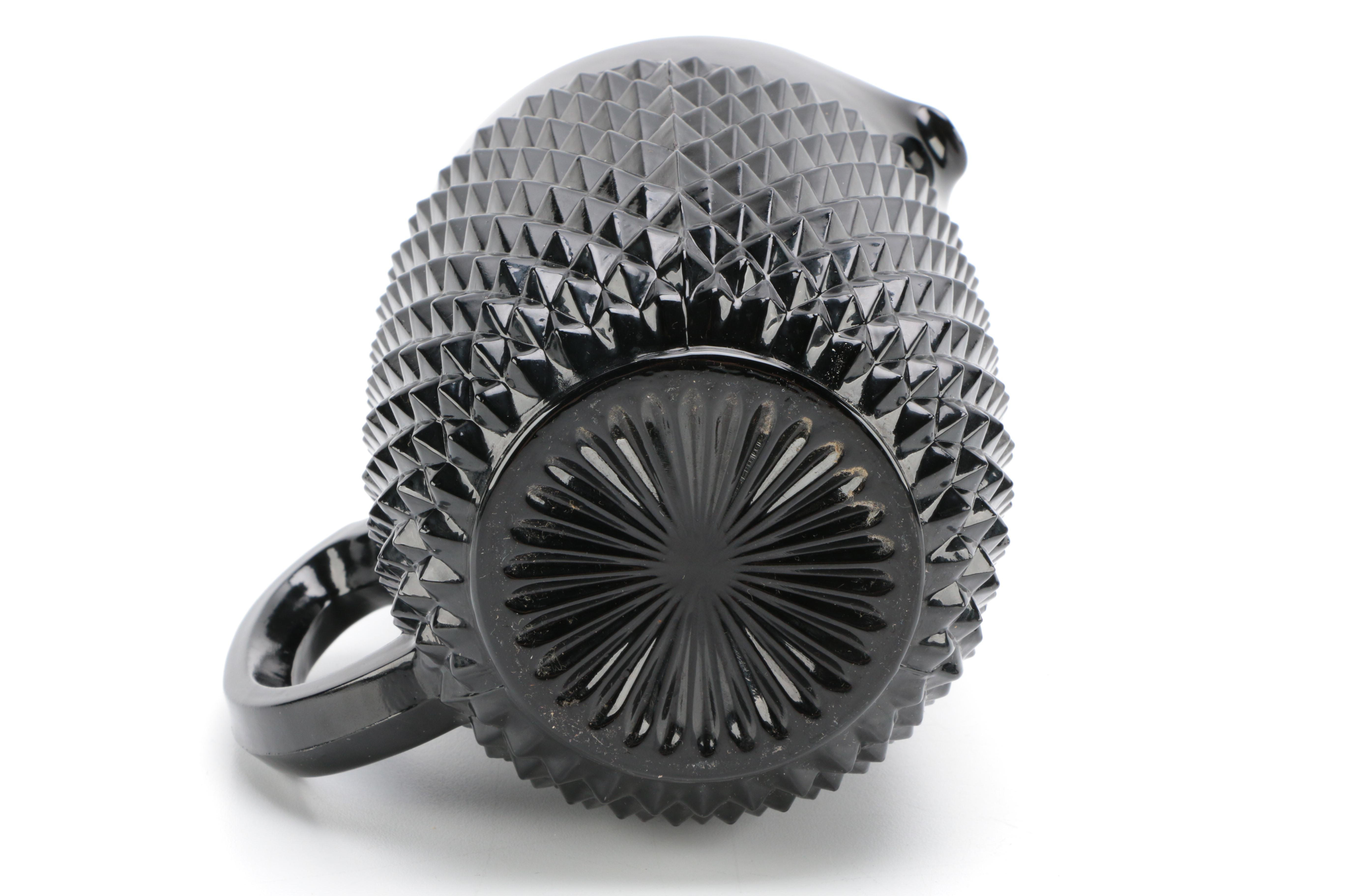 Tiara Exclusives Black Amethyst Glass Circa 1970