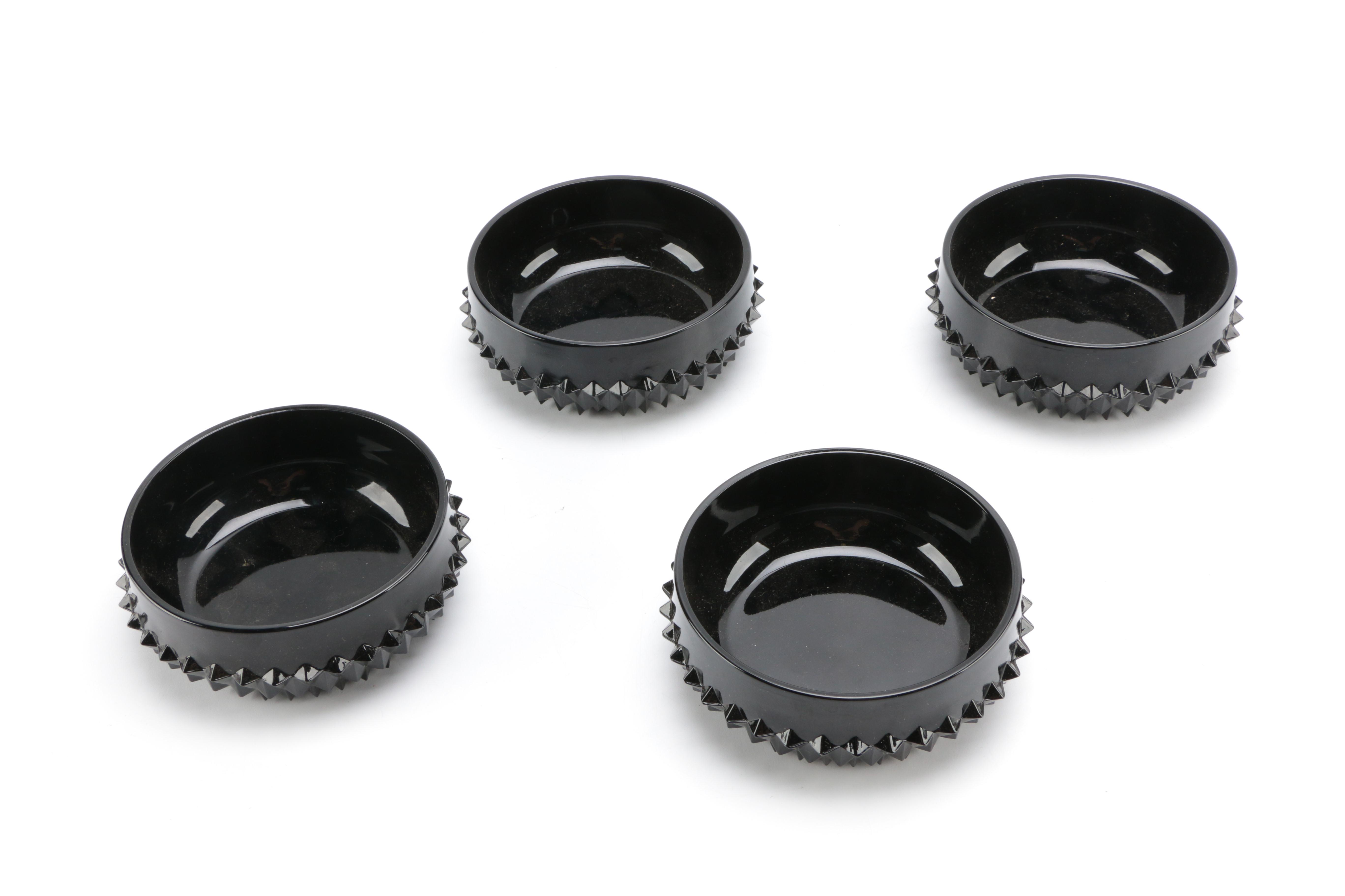 Tiara Exclusives Black Amethyst Glass Circa 1970