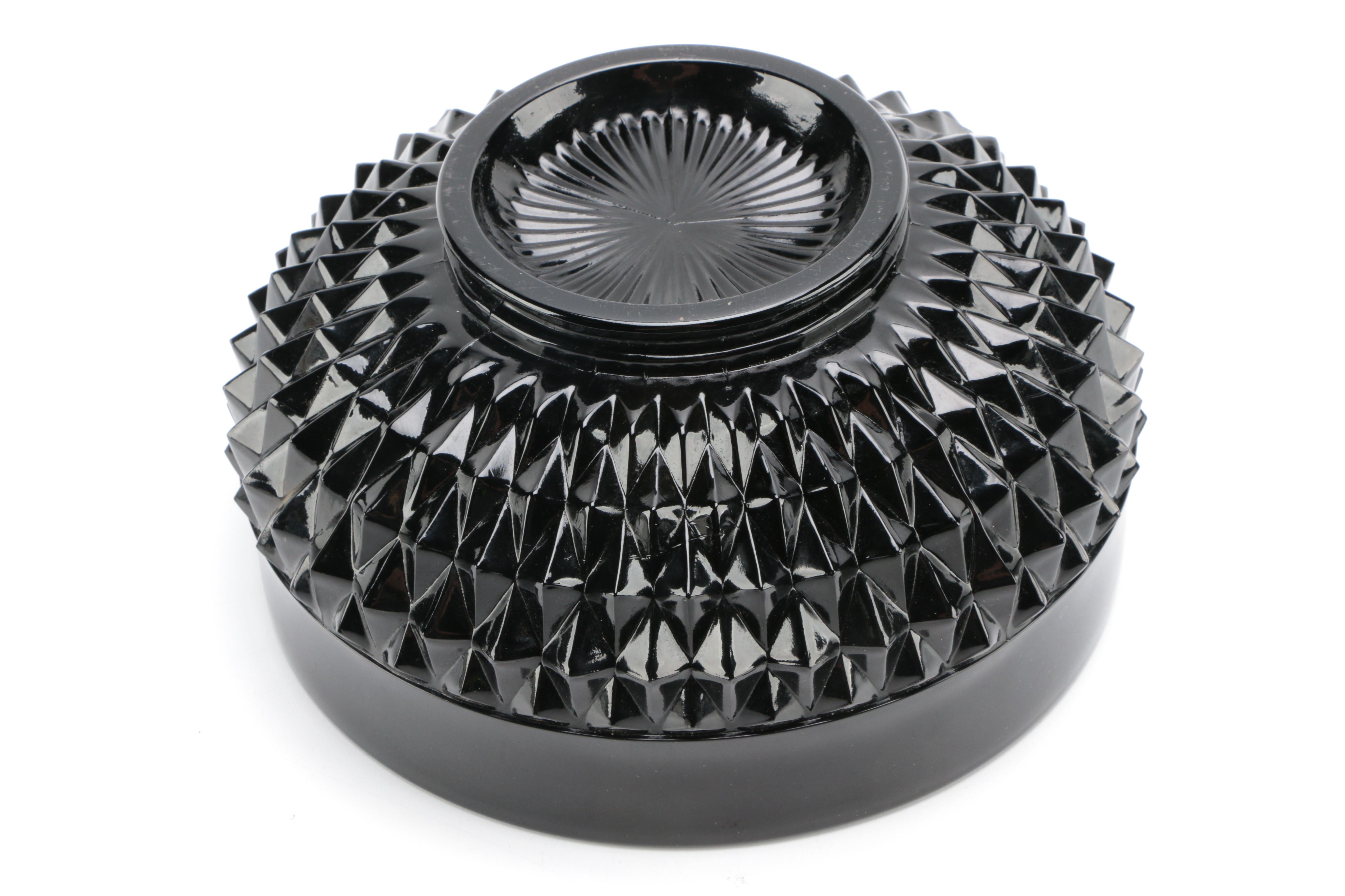 Tiara Exclusives Black Amethyst Glass Circa 1970