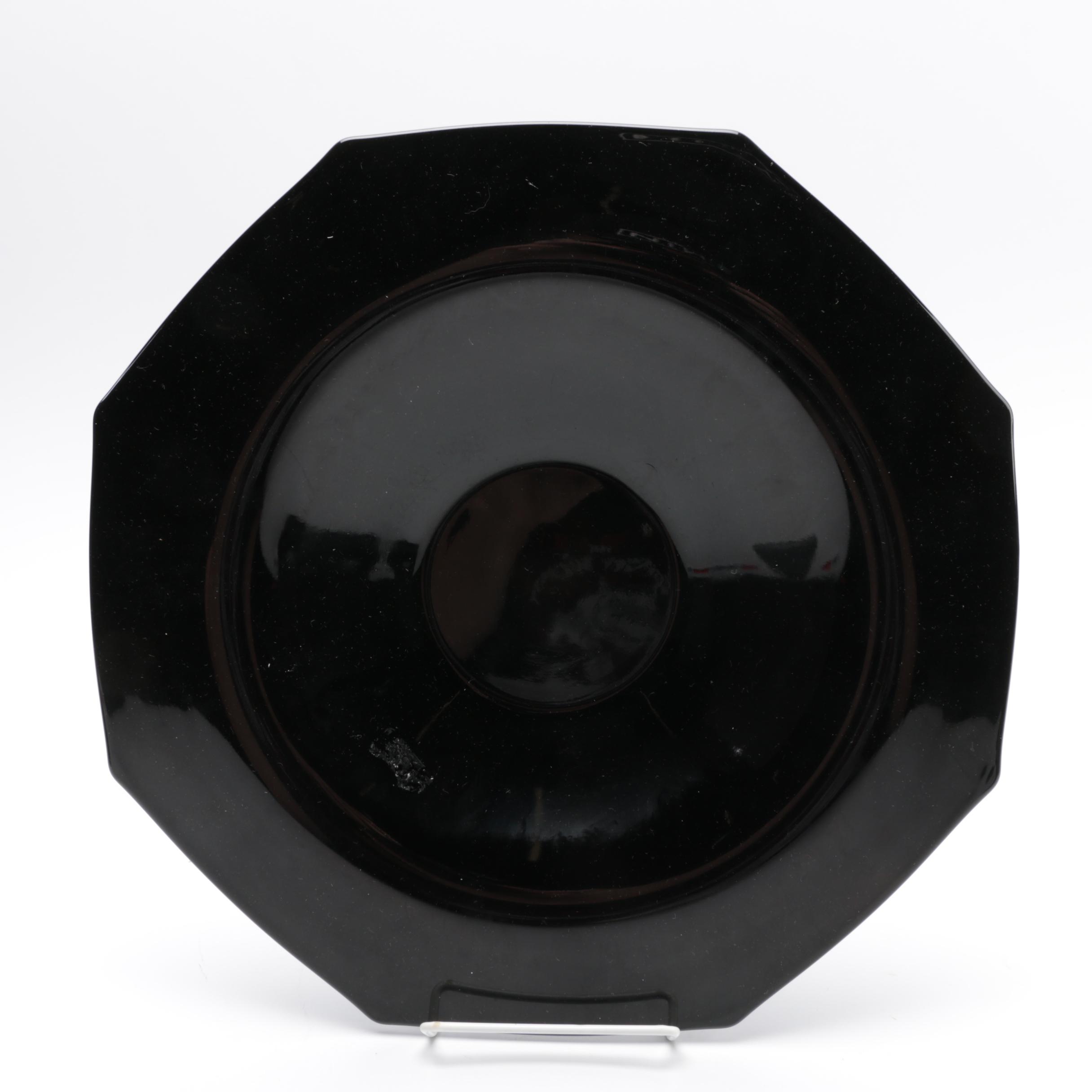 Vintage Black Amethyst Glass Assortment