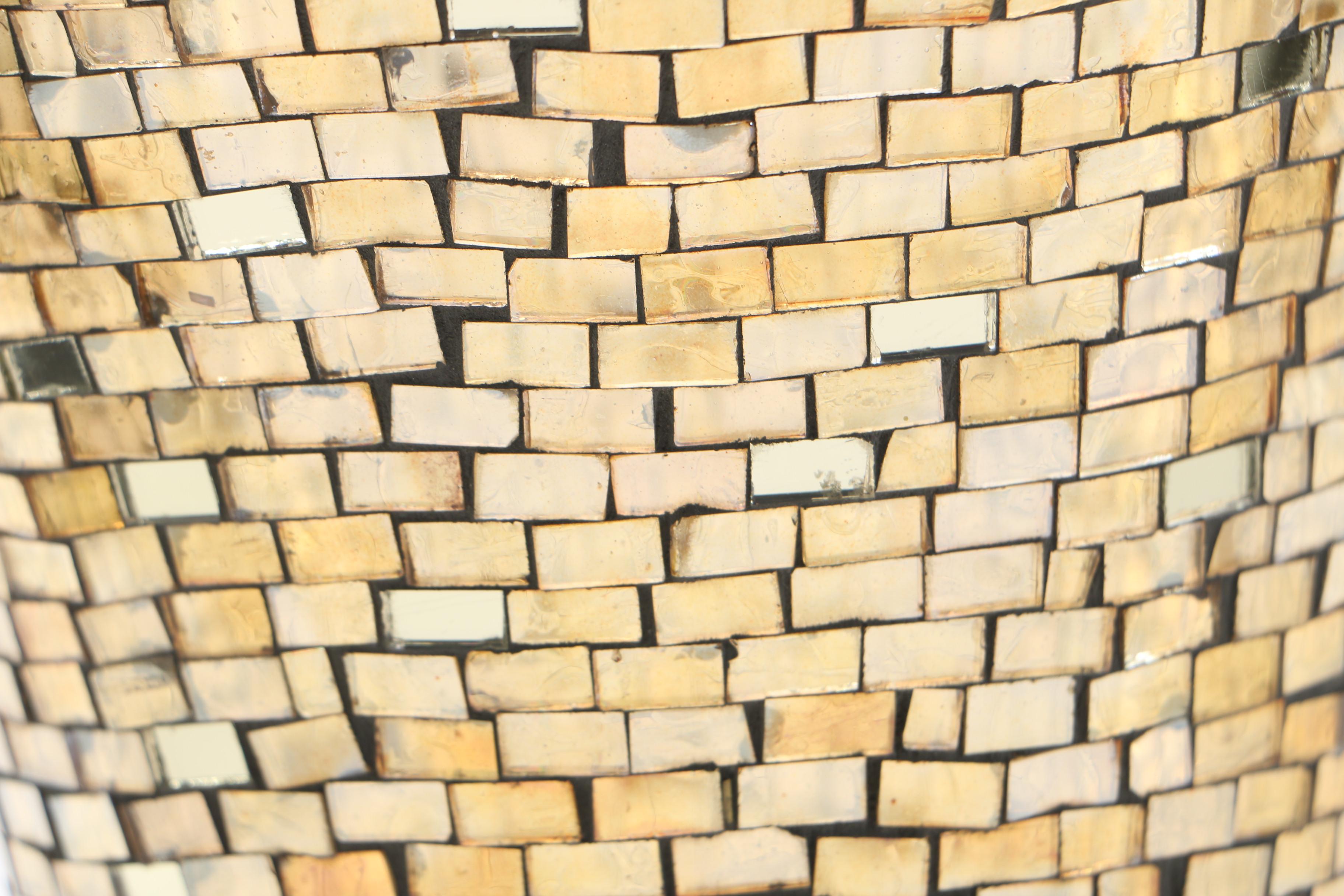 Glass Mosaic Candle Holder