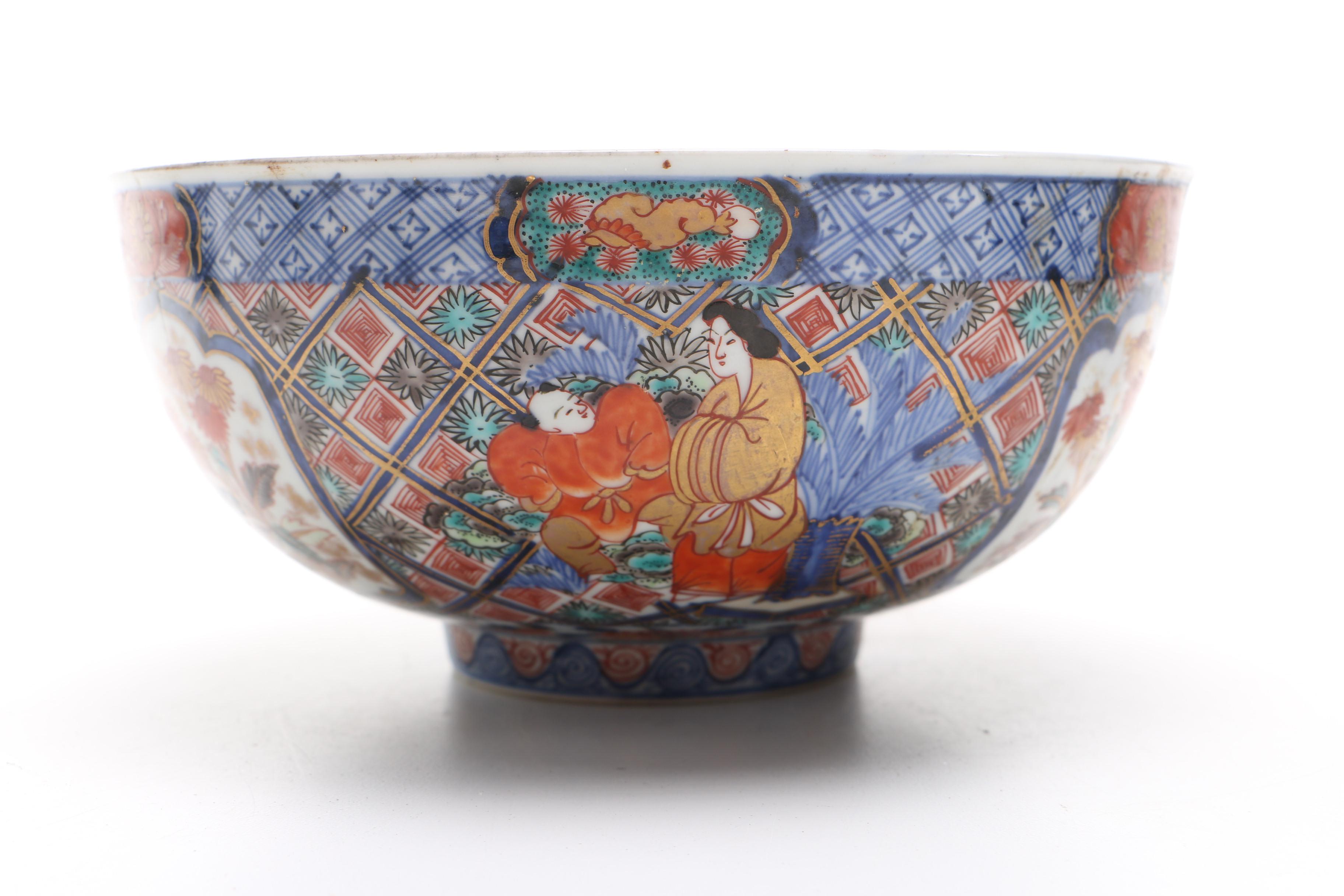 Japanese Imari Ware Porcelain Bowl