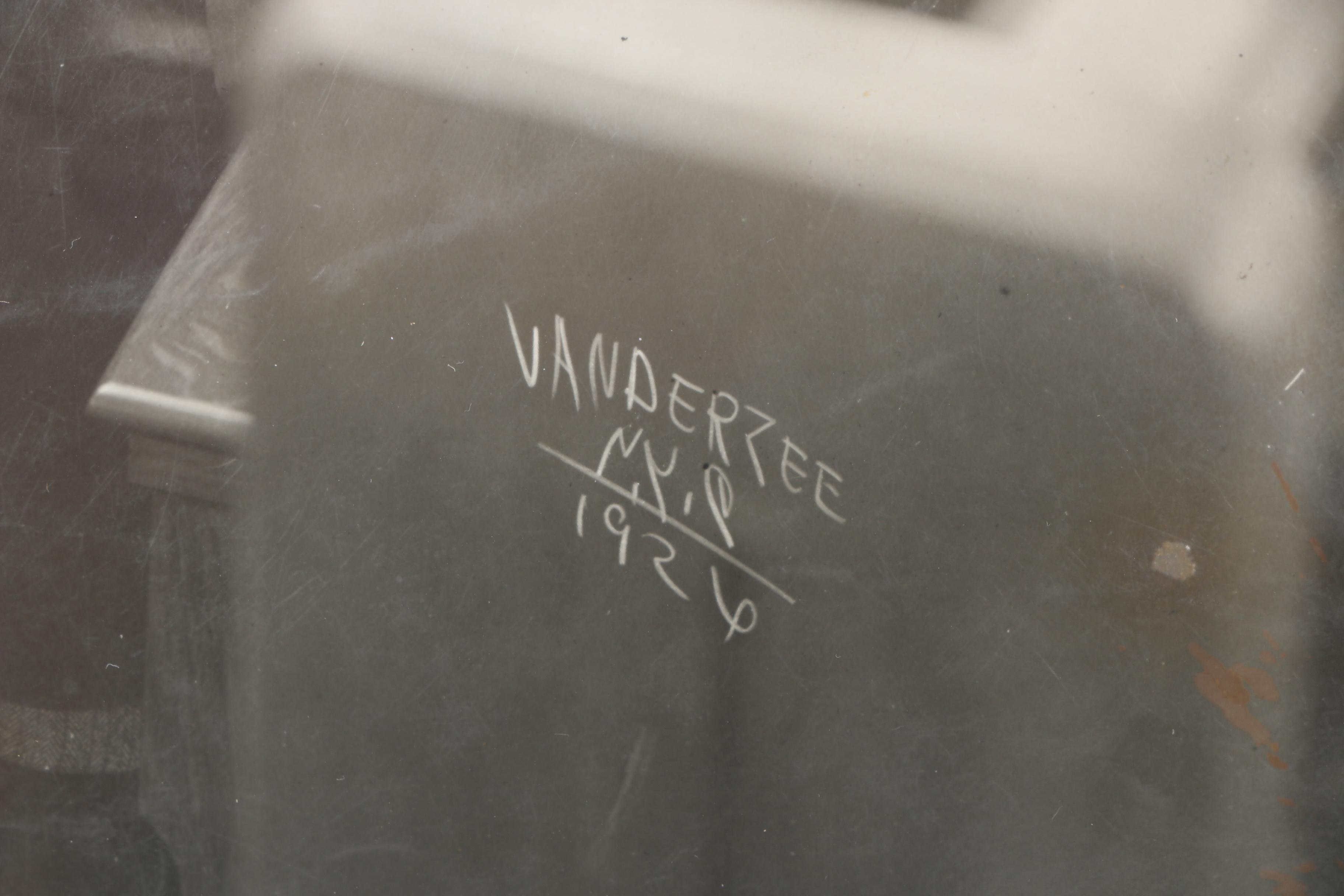 James Van Der Zee Gelatin Silver Photograph "St. Mark's Church, Organist"