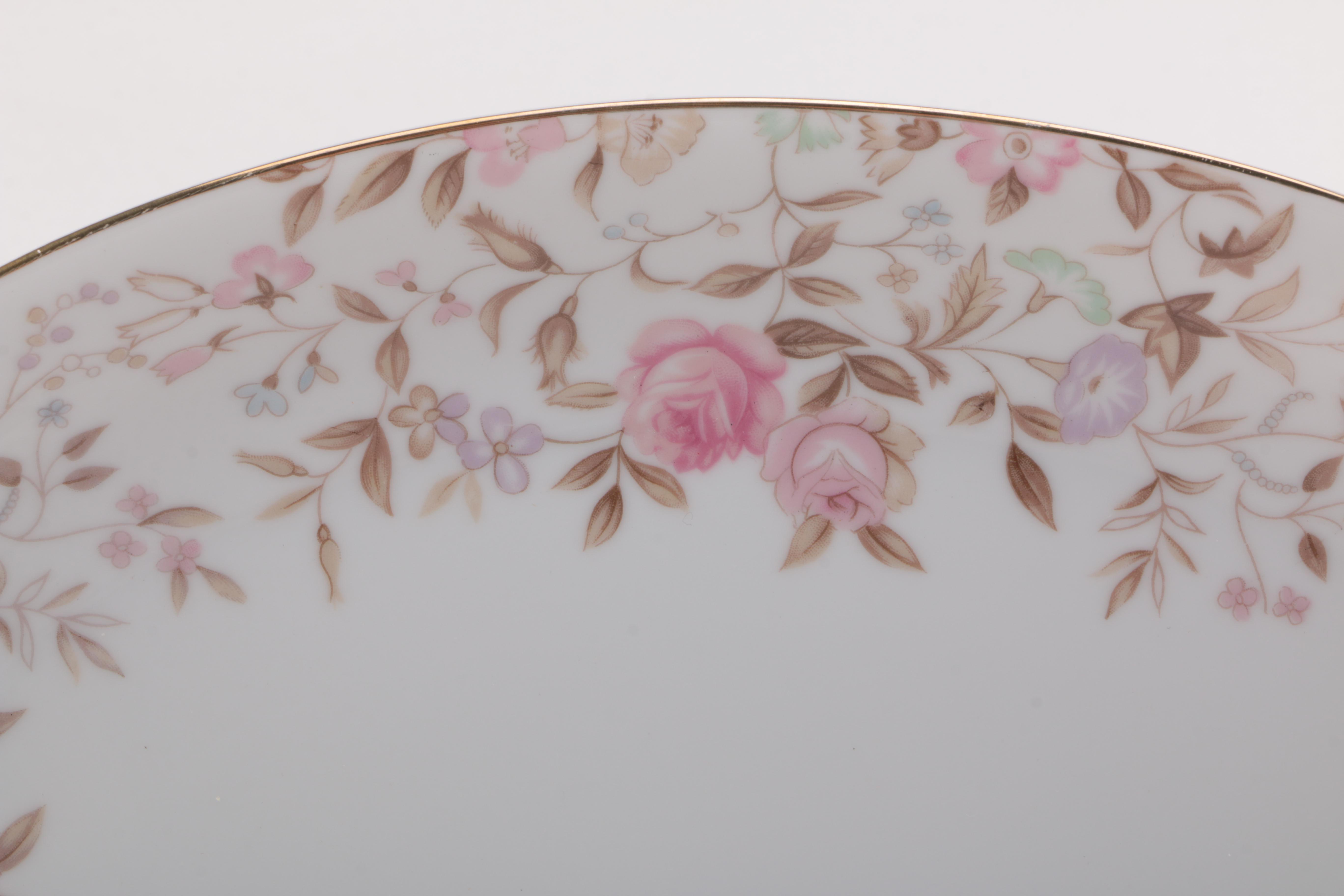 Sango "Jeannette" Pink Floral Tableware