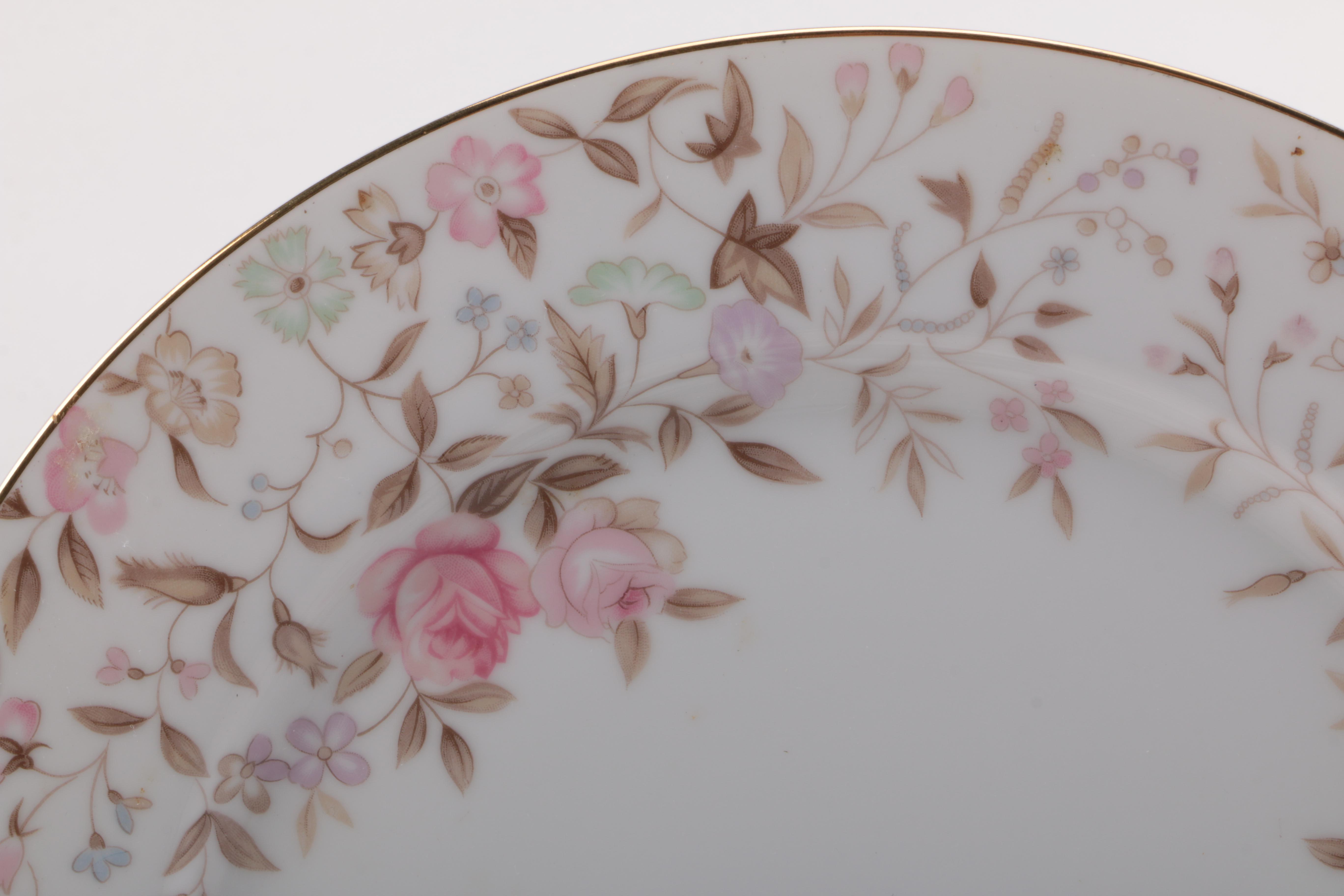 Sango "Jeannette" Pink Floral Tableware
