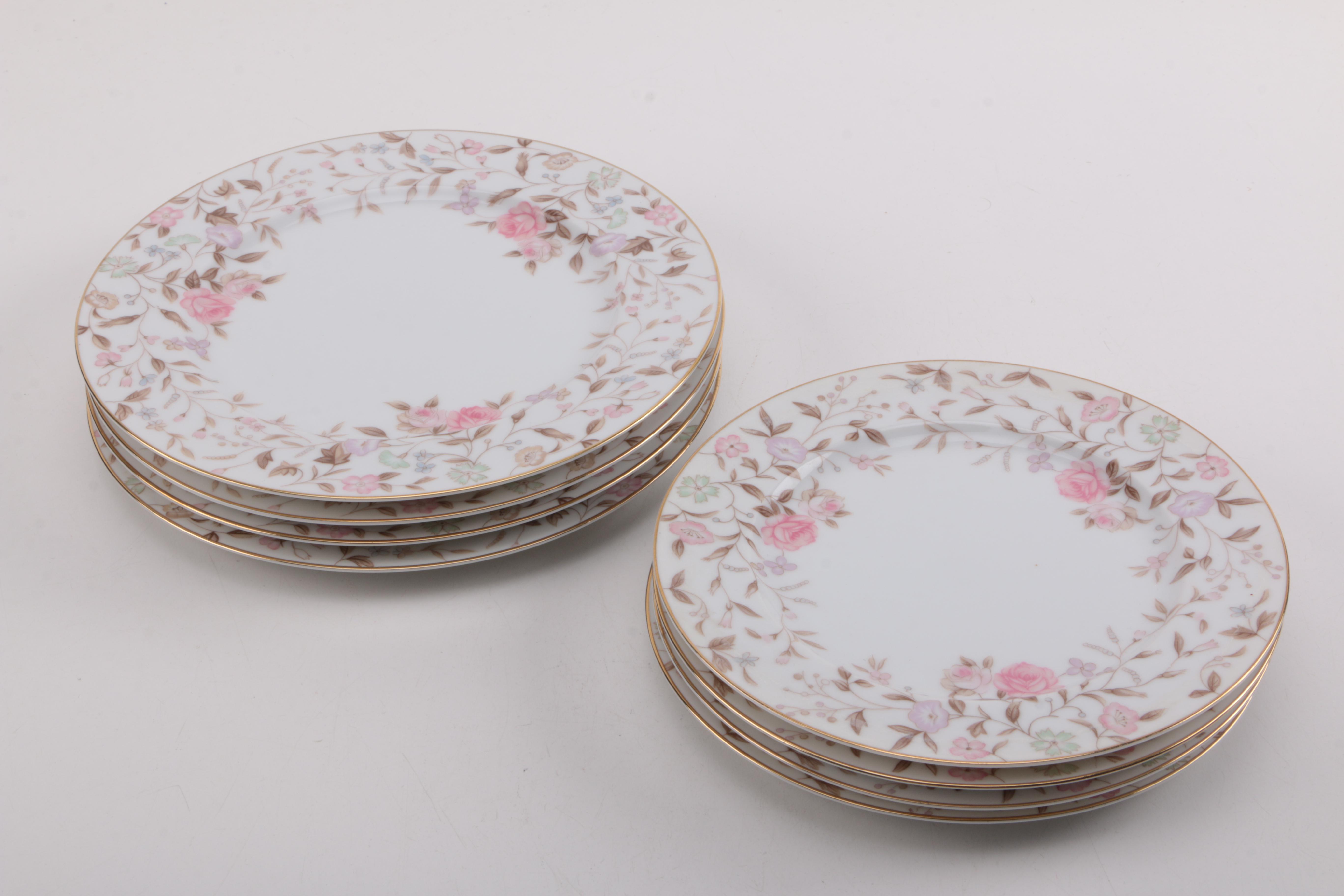 Sango "Jeannette" Pink Floral Tableware
