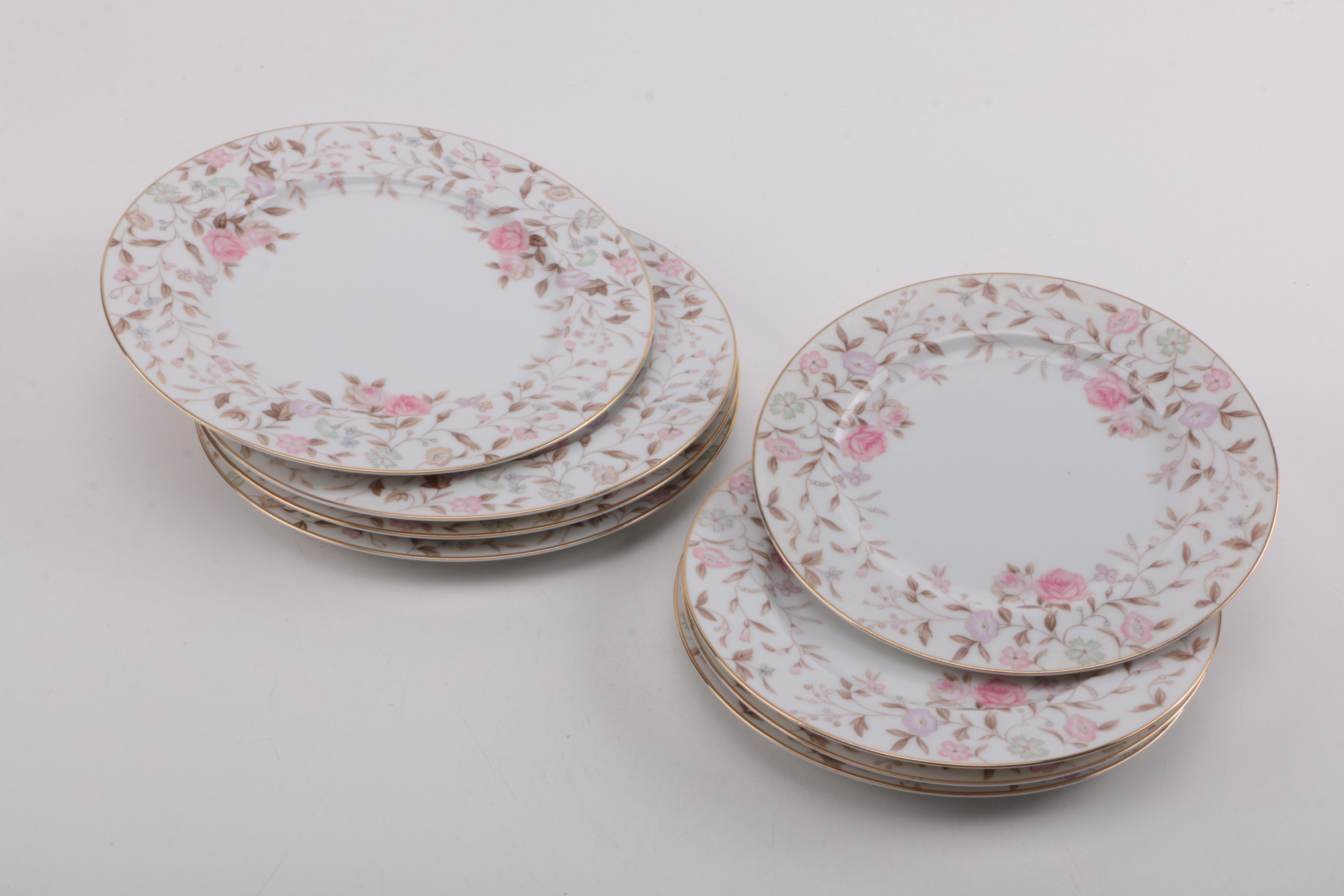 Sango "Jeannette" Pink Floral Tableware