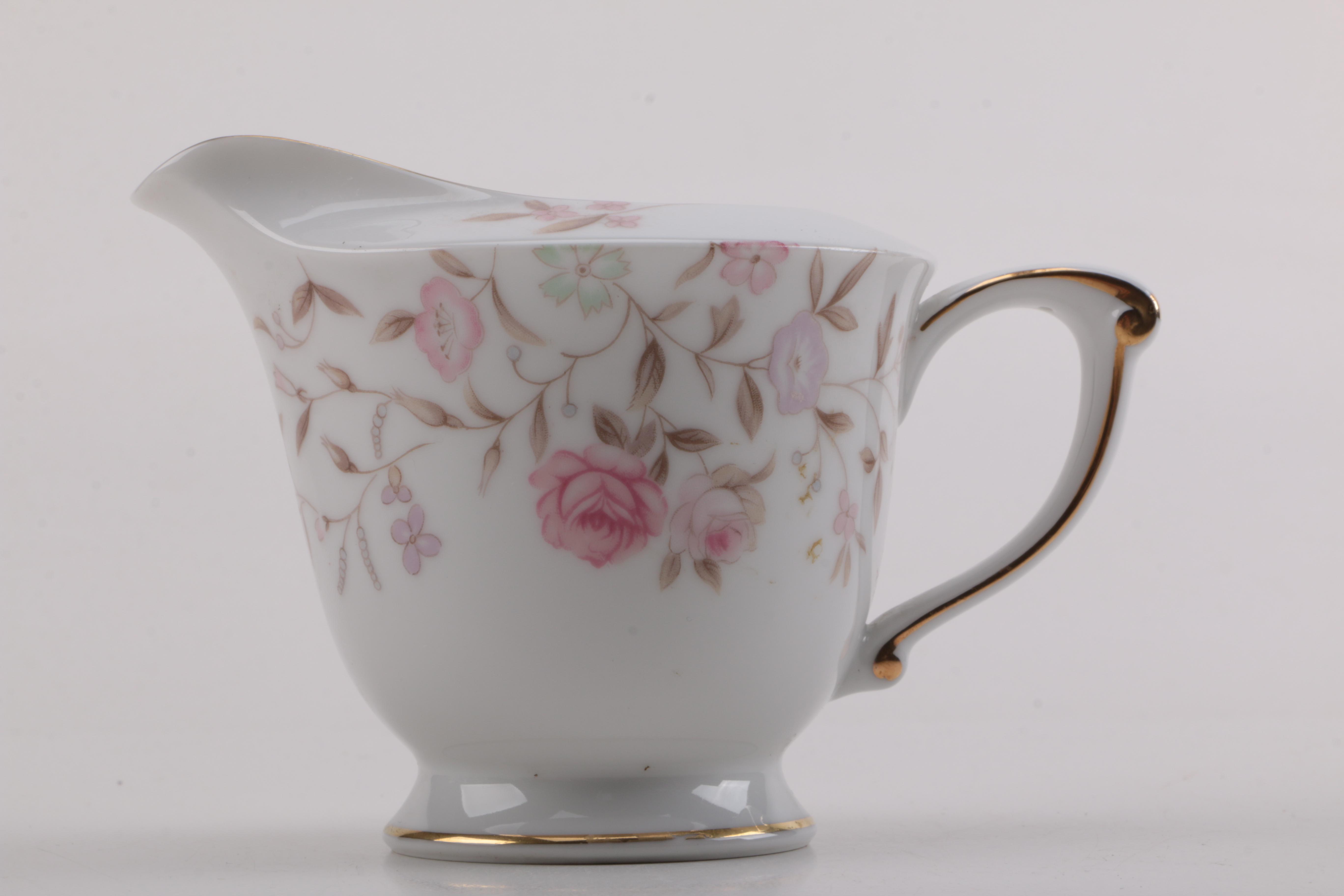 Sango "Jeannette" Pink Floral Tableware