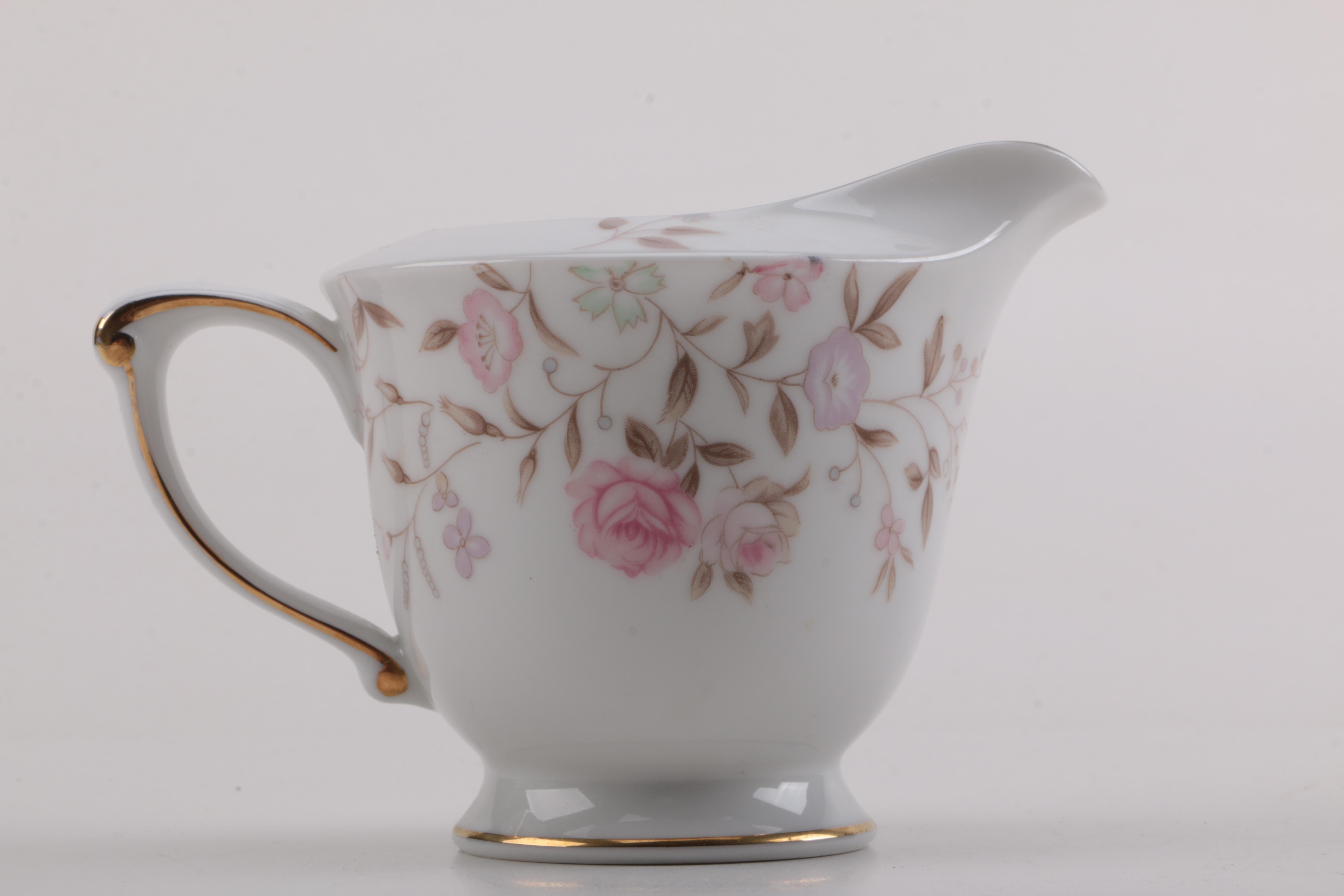 Sango "Jeannette" Pink Floral Tableware