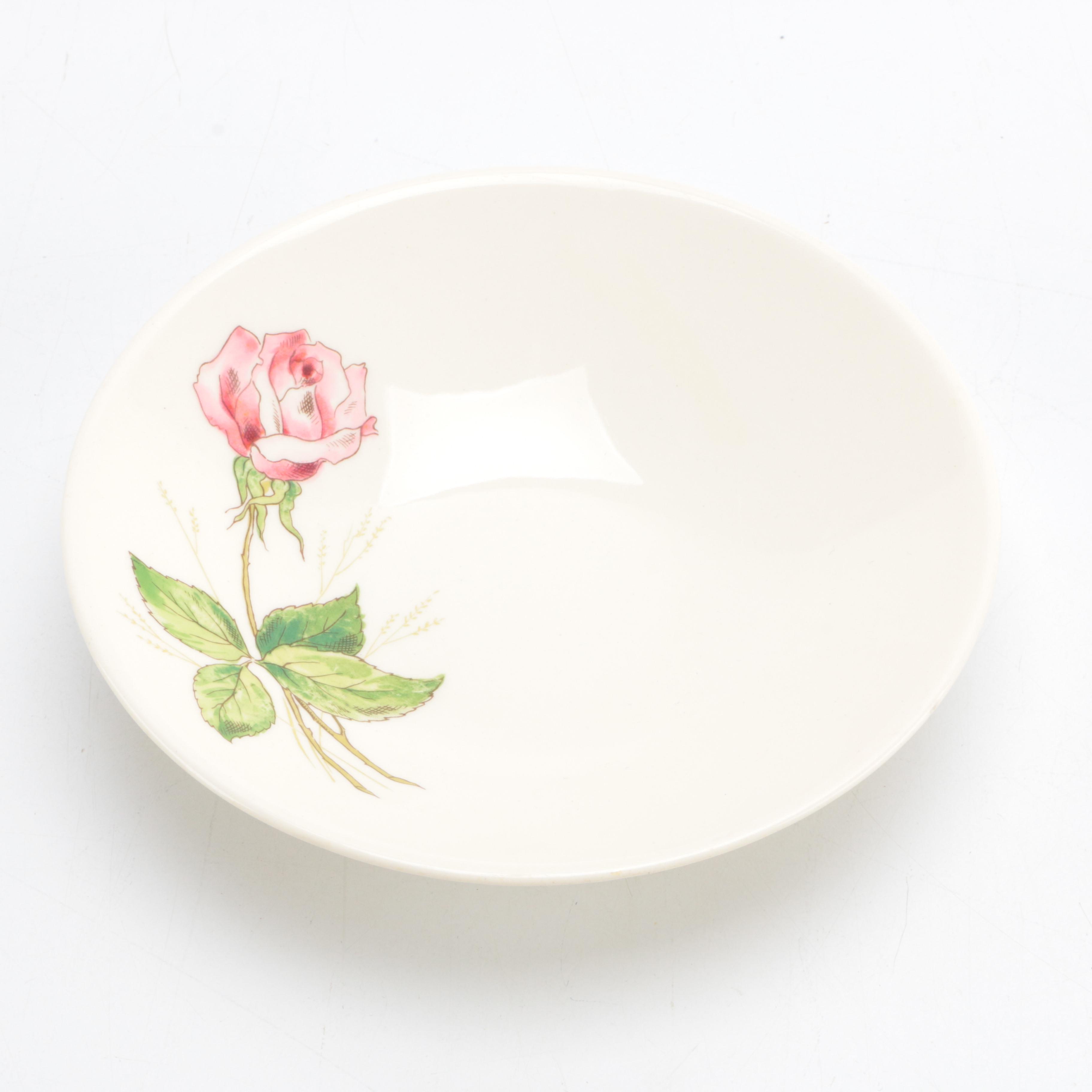 Knowles "Tea Rose" Dessert Set