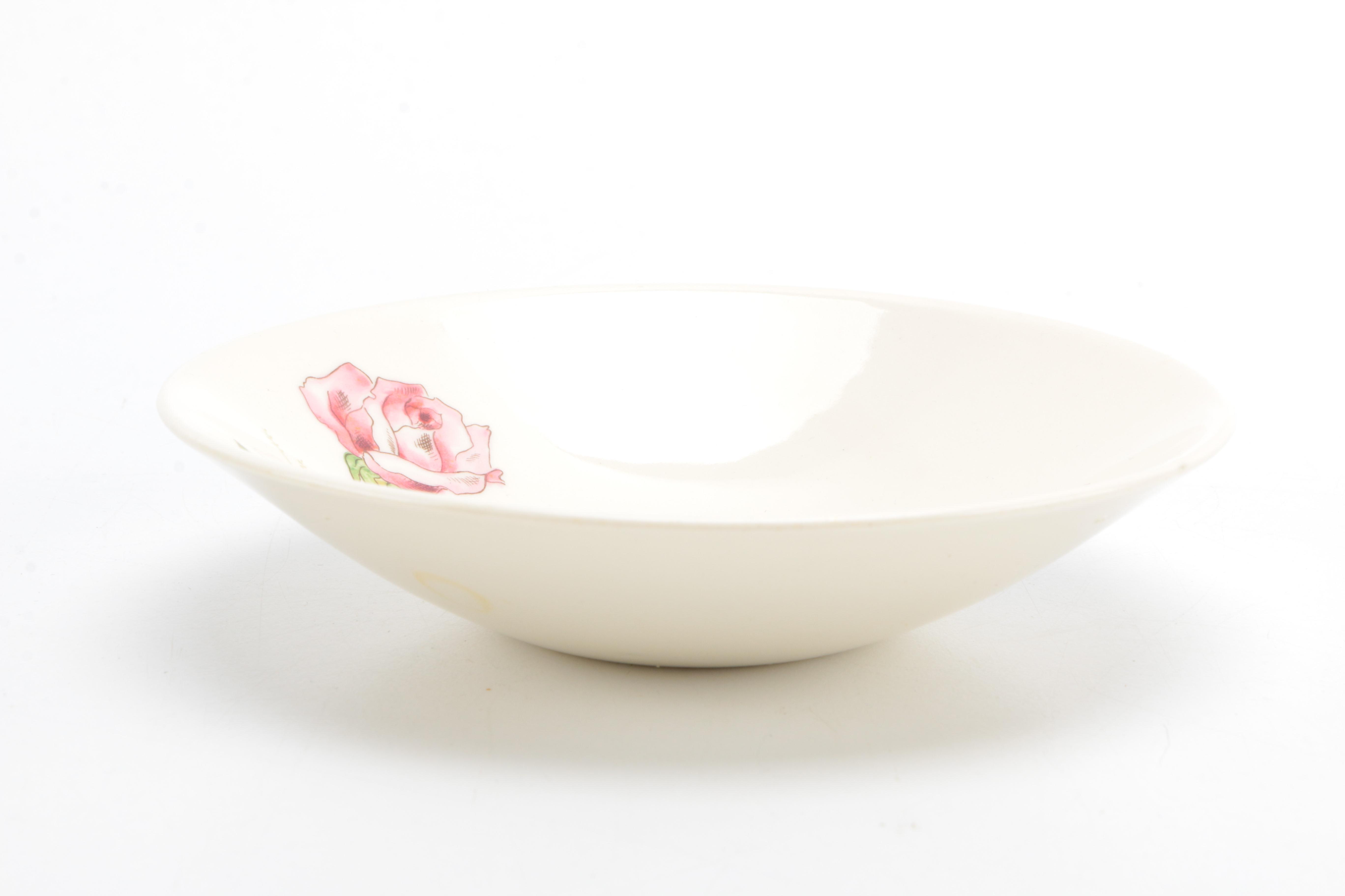 Knowles "Tea Rose" Dessert Set