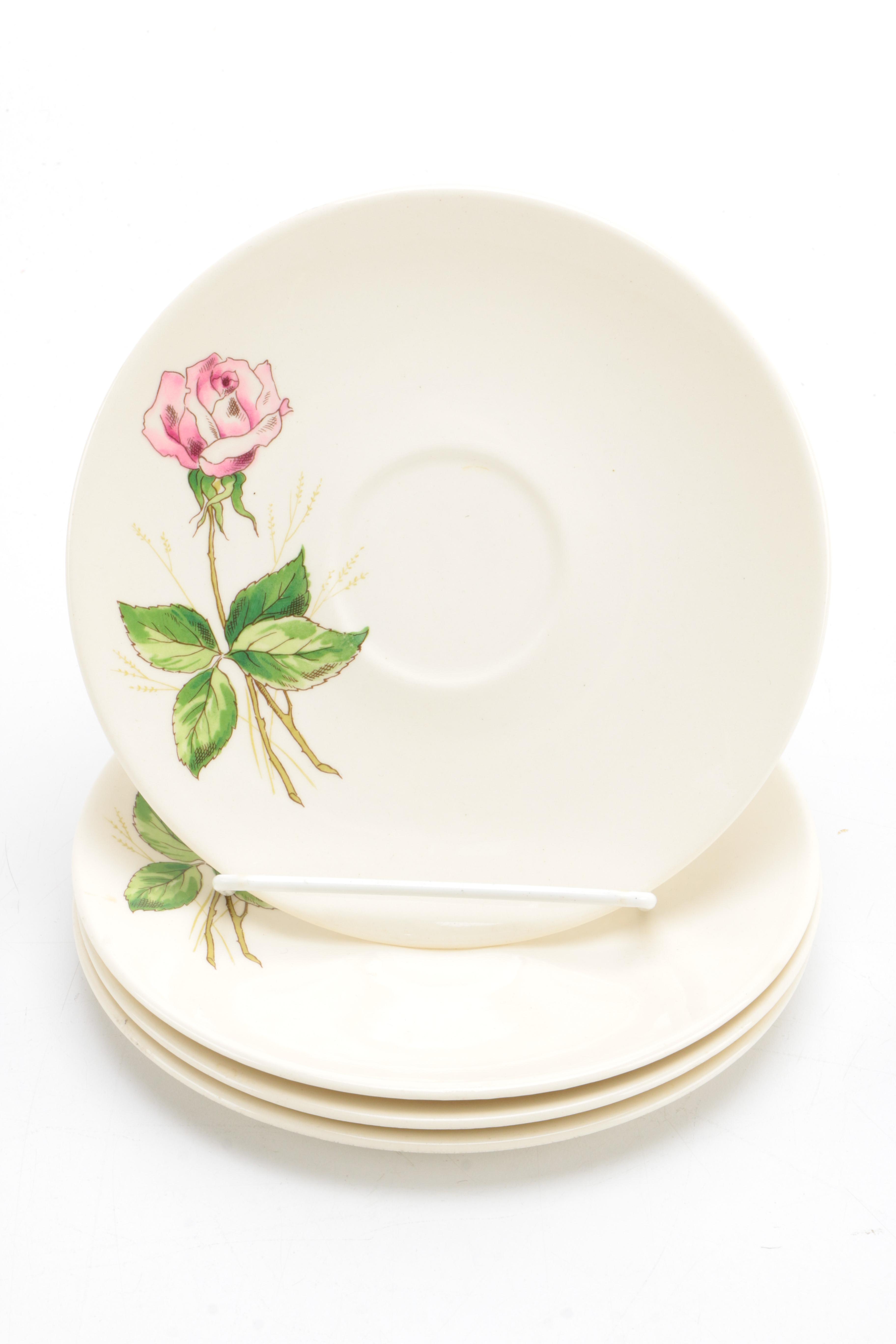 Knowles "Tea Rose" Dessert Set