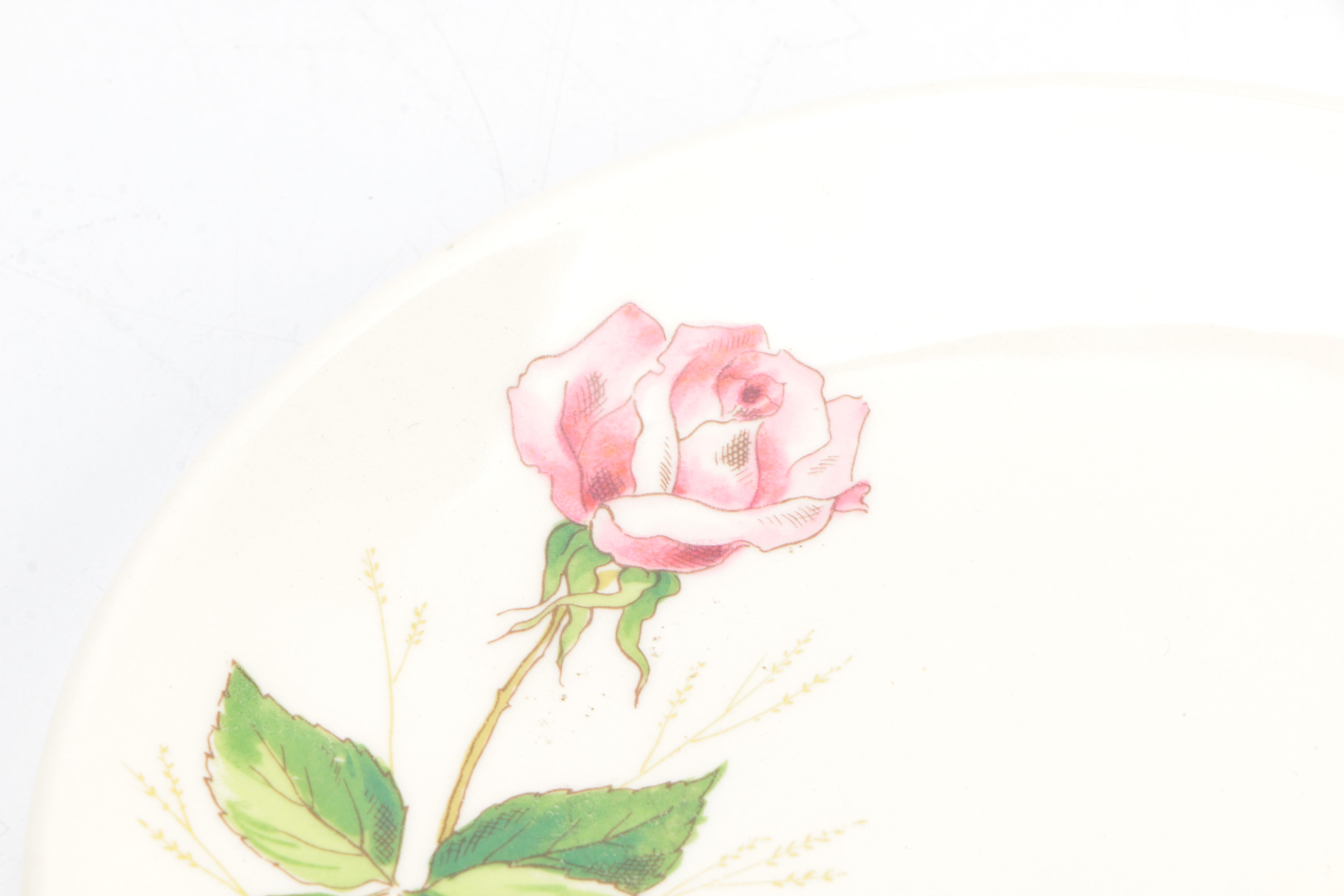 Knowles "Tea Rose" Dessert Set