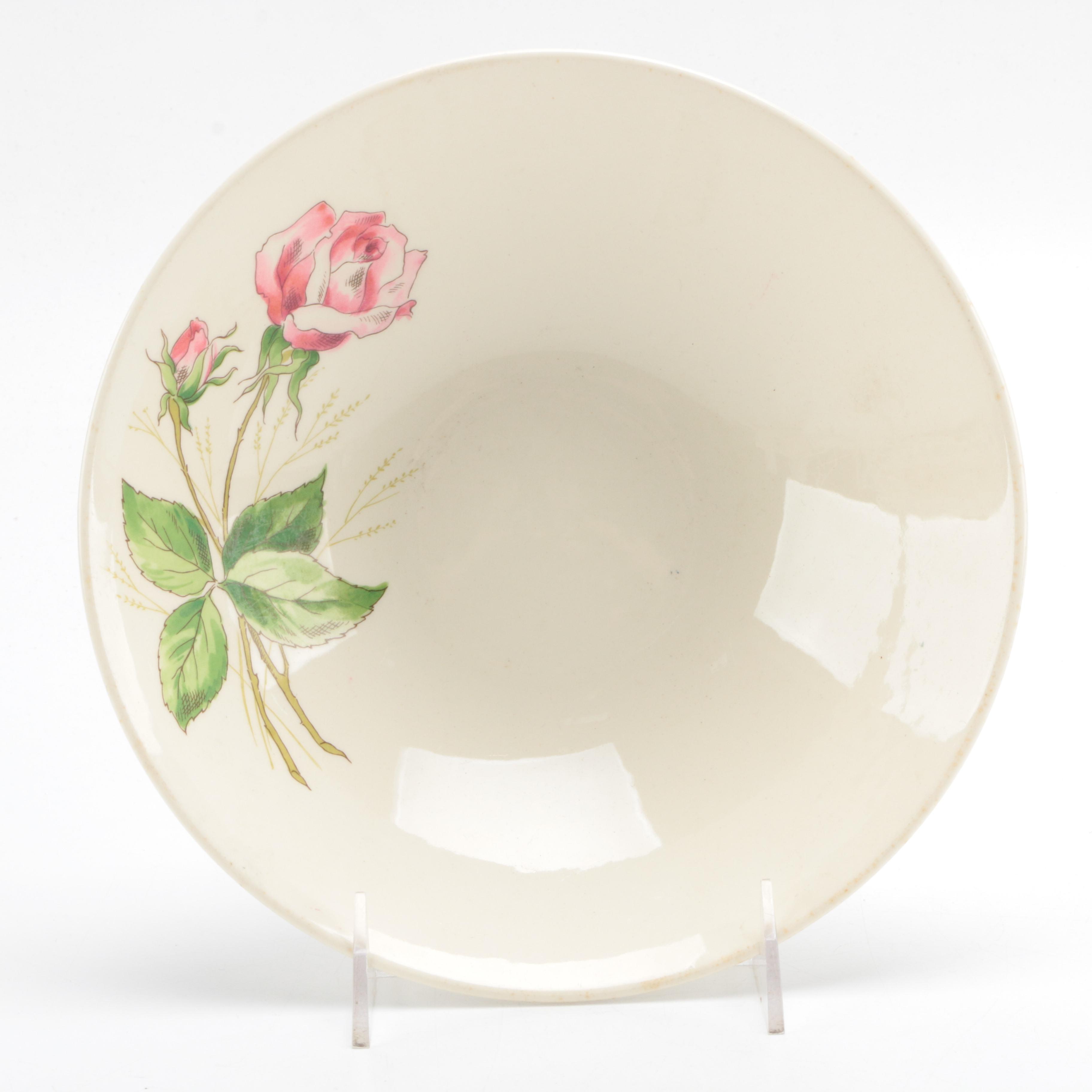 Knowles "Tea Rose" Dessert Set