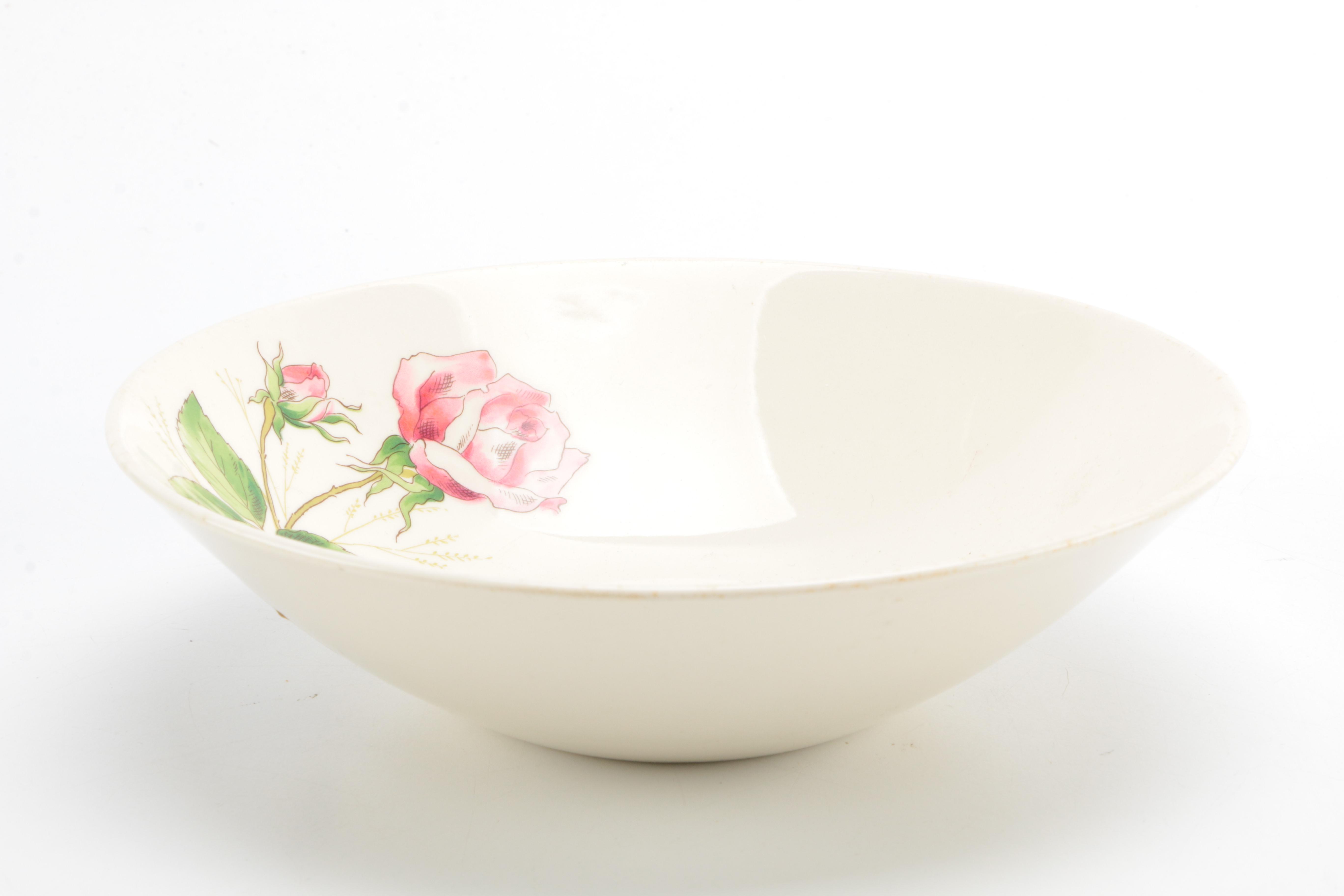 Knowles "Tea Rose" Dessert Set