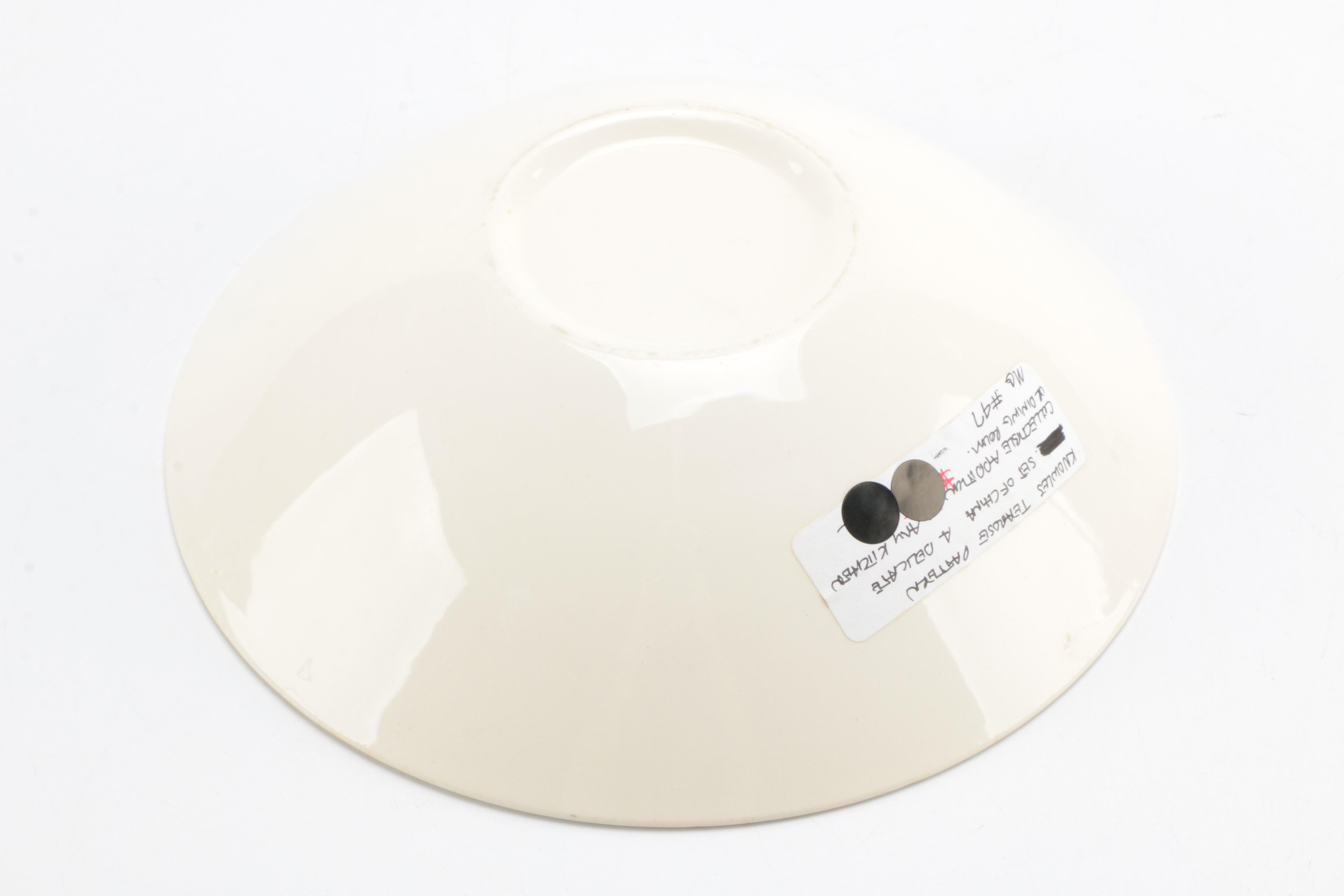 Knowles "Tea Rose" Dessert Set