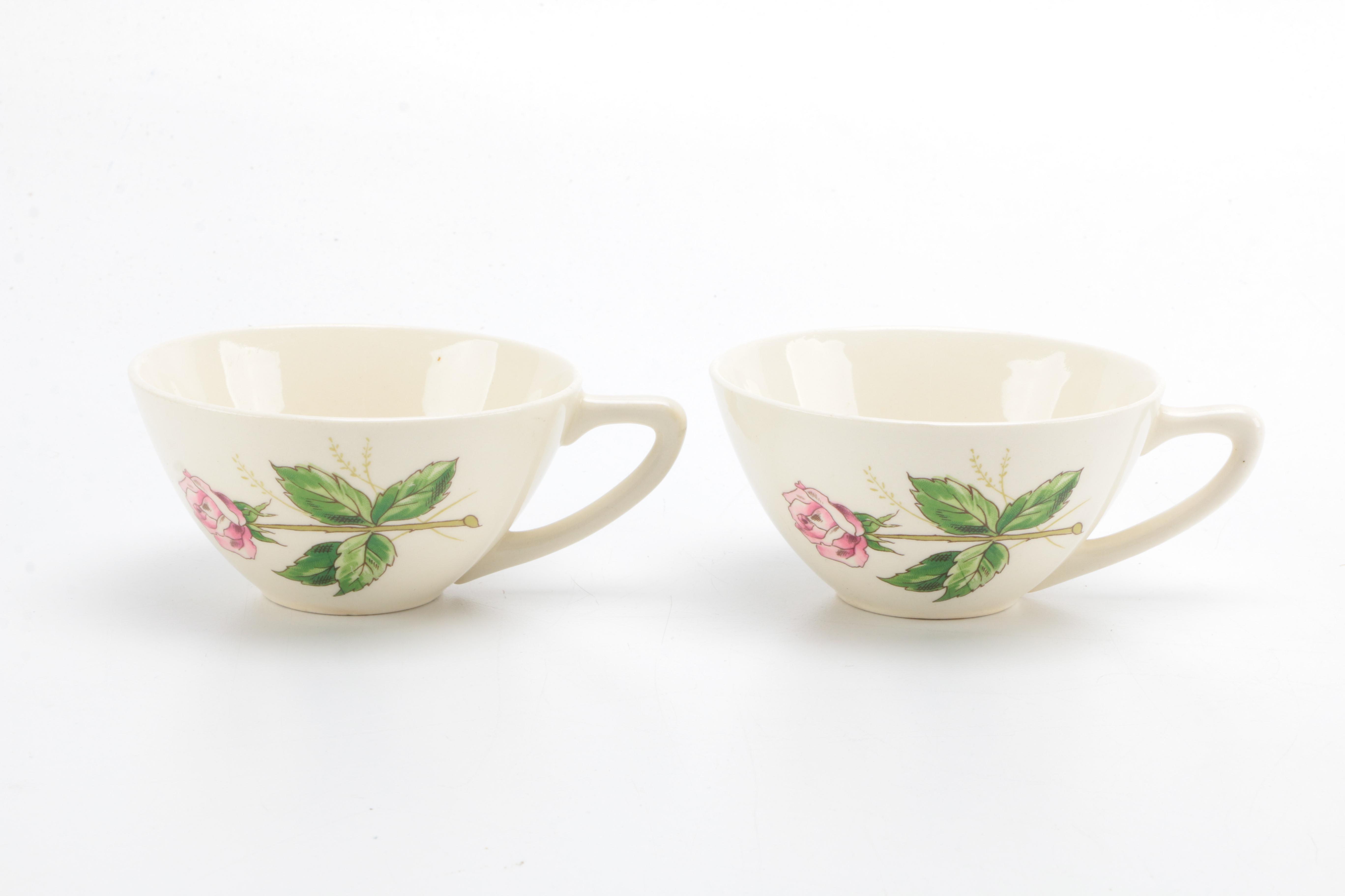 Knowles "Tea Rose" Dessert Set