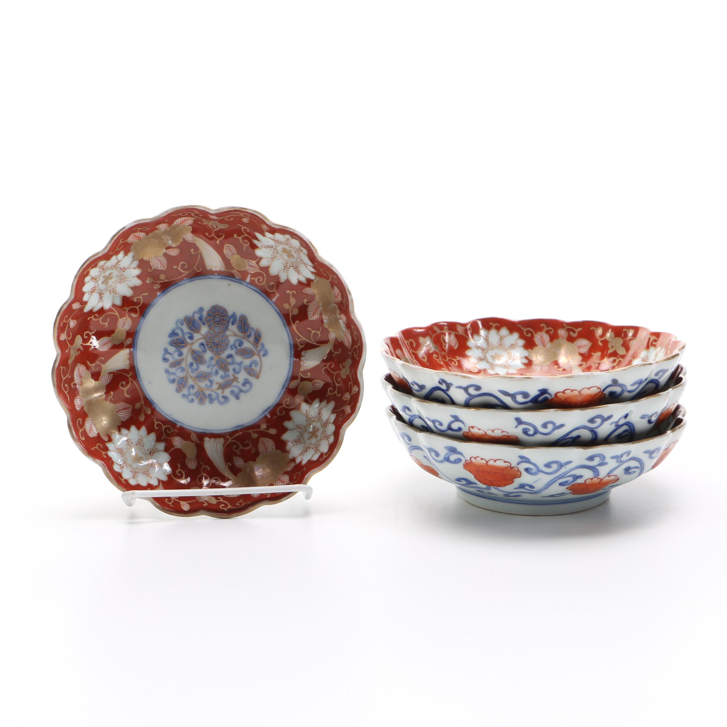 Set of Hand-Painted Chinese Bowls