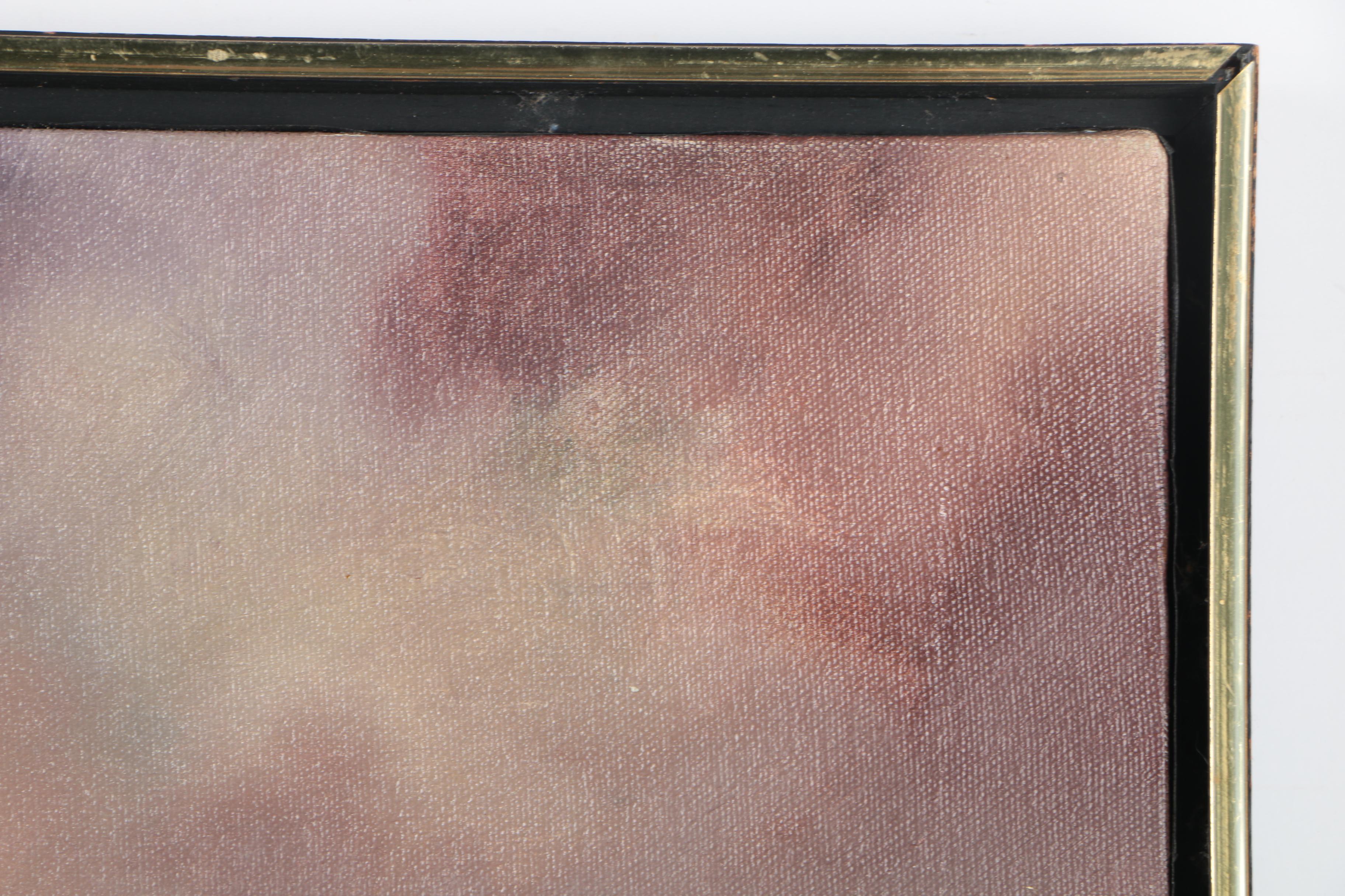 Hector Salas Oil Painting of Rural Scene