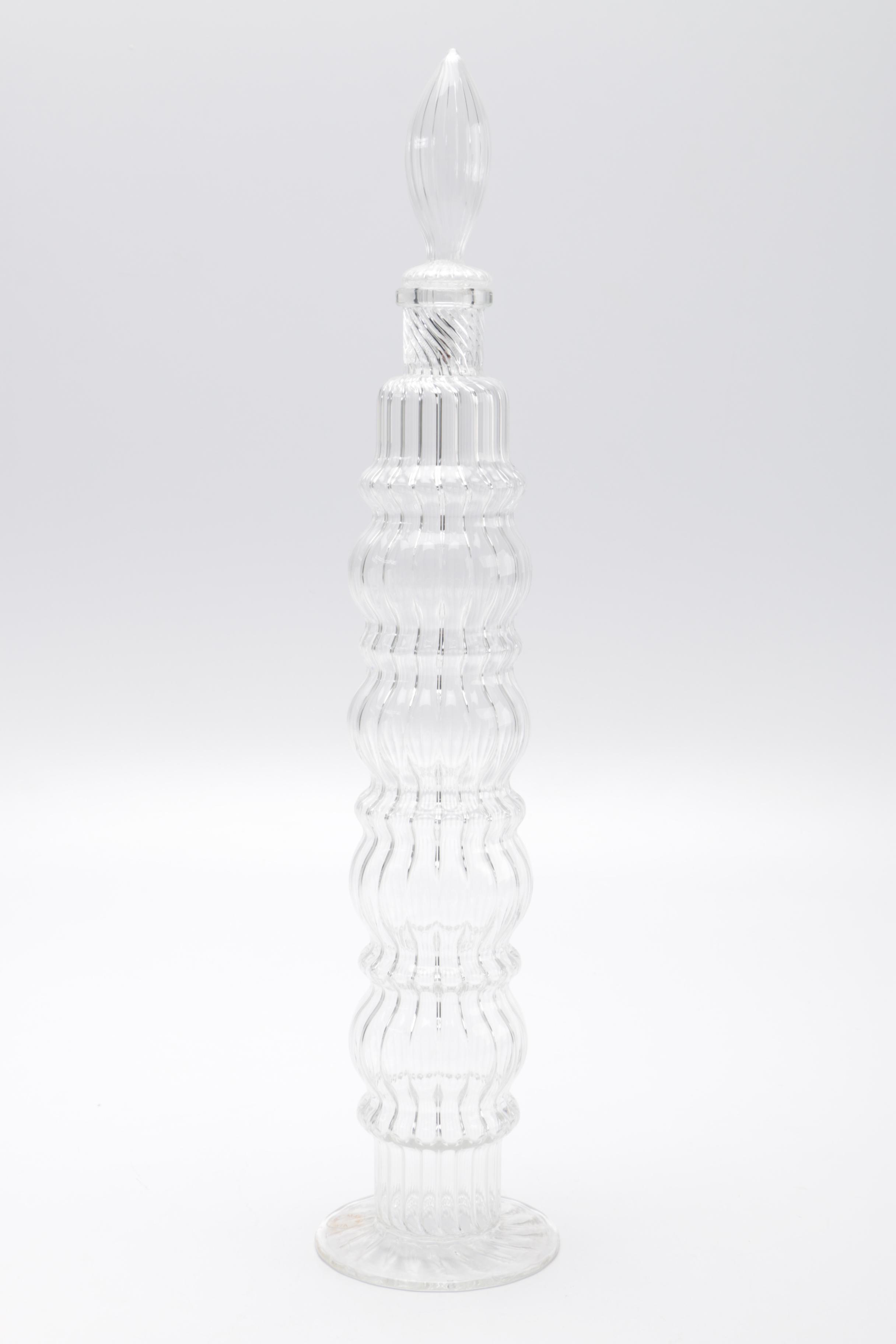 Tall Glass Decanters
