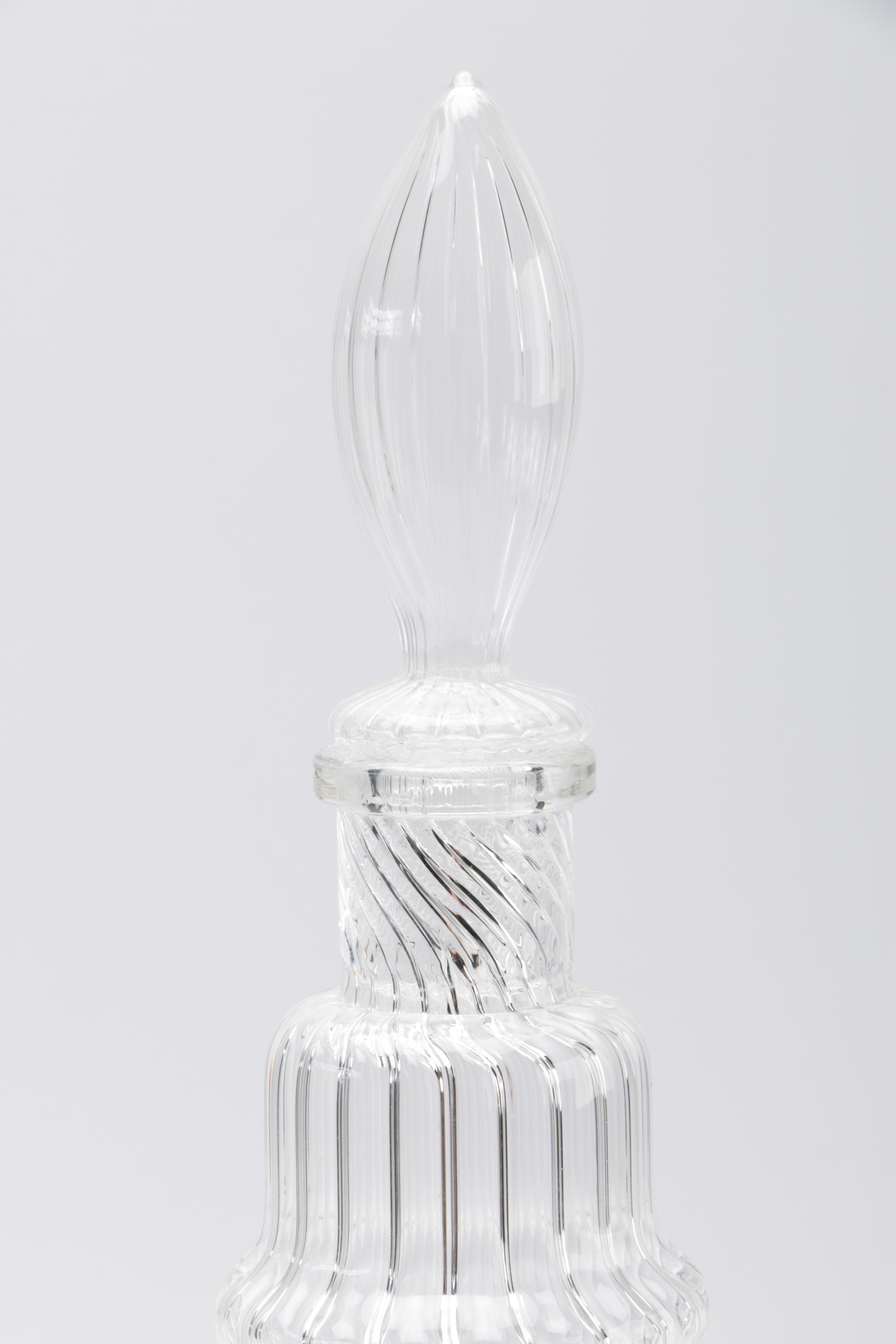 Tall Glass Decanters
