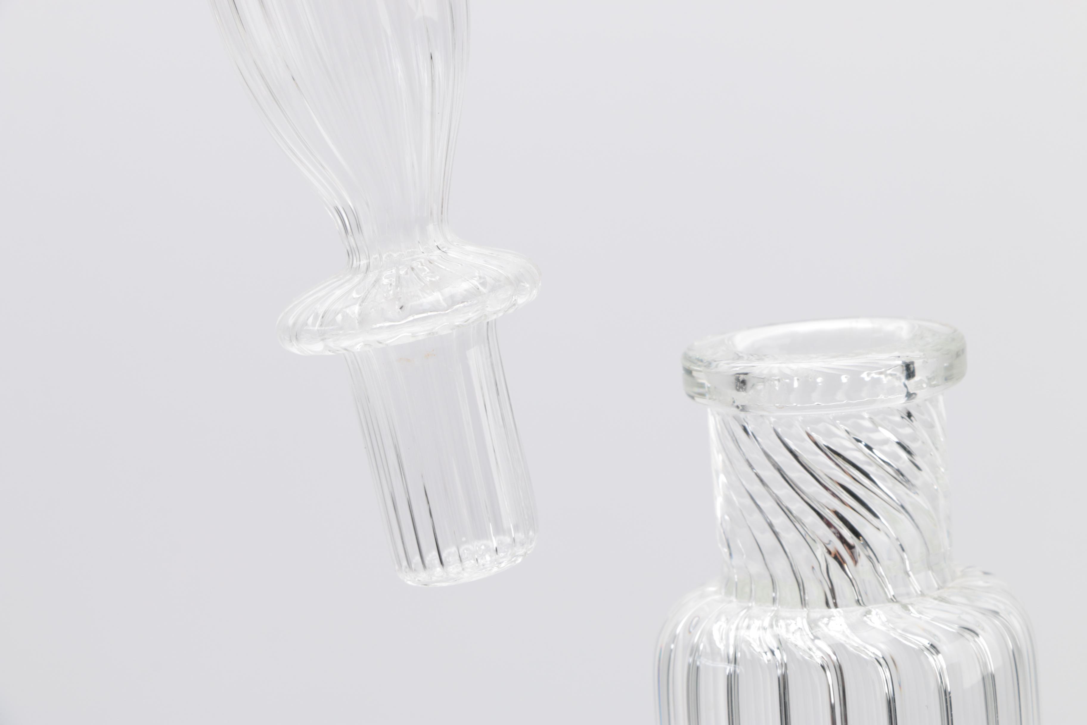 Tall Glass Decanters