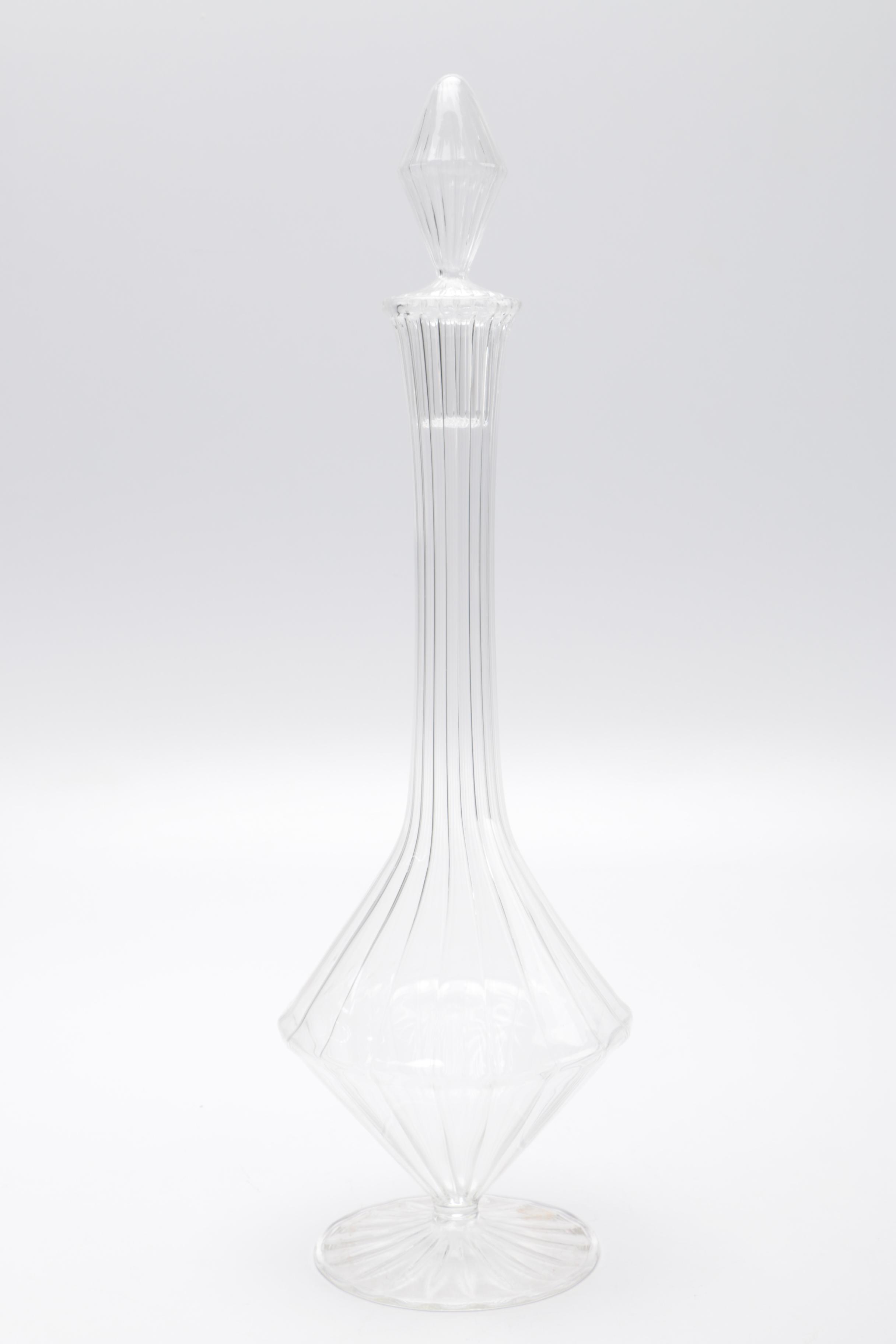 Tall Glass Decanters