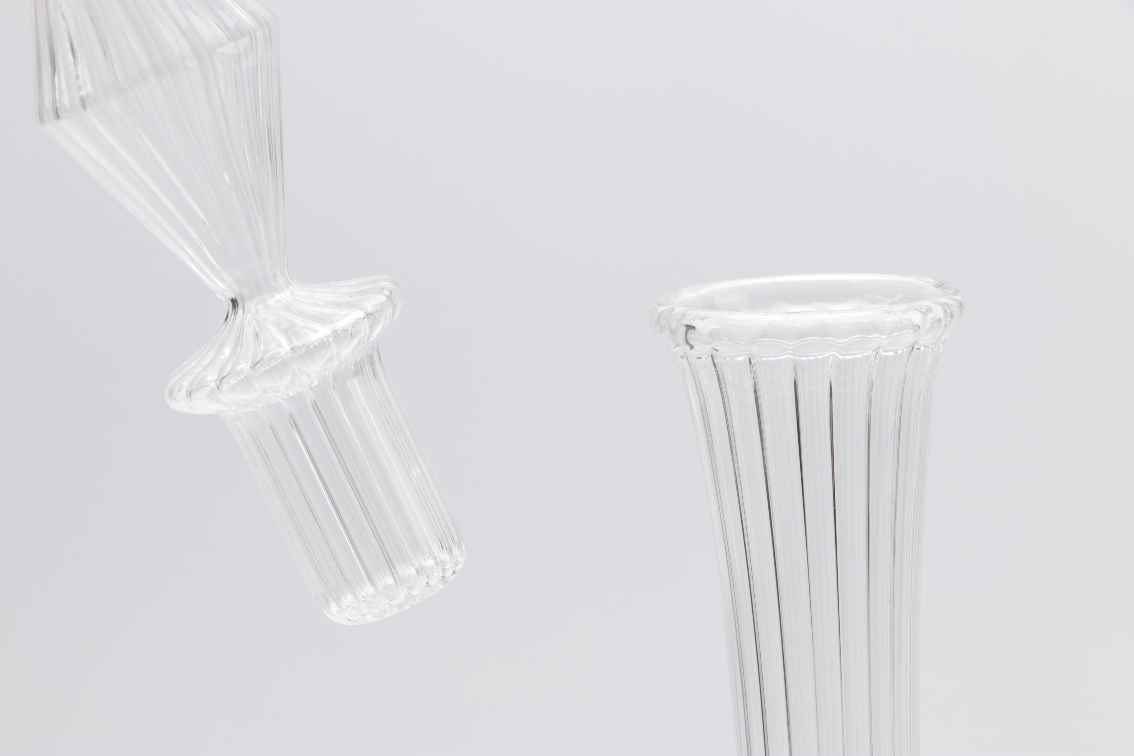 Tall Glass Decanters