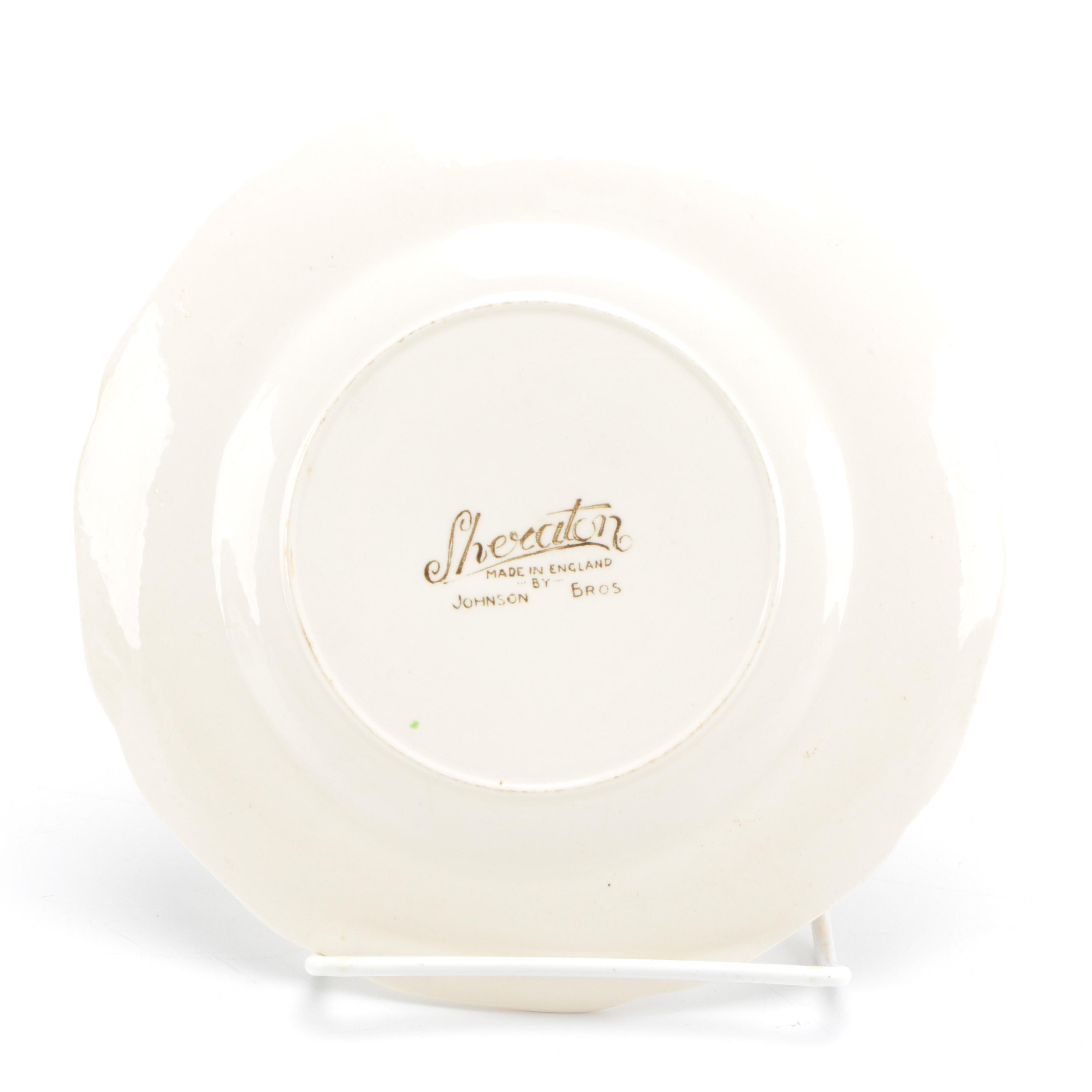 Assorted Floral Pattern Dishes Featuring Johnson Bros