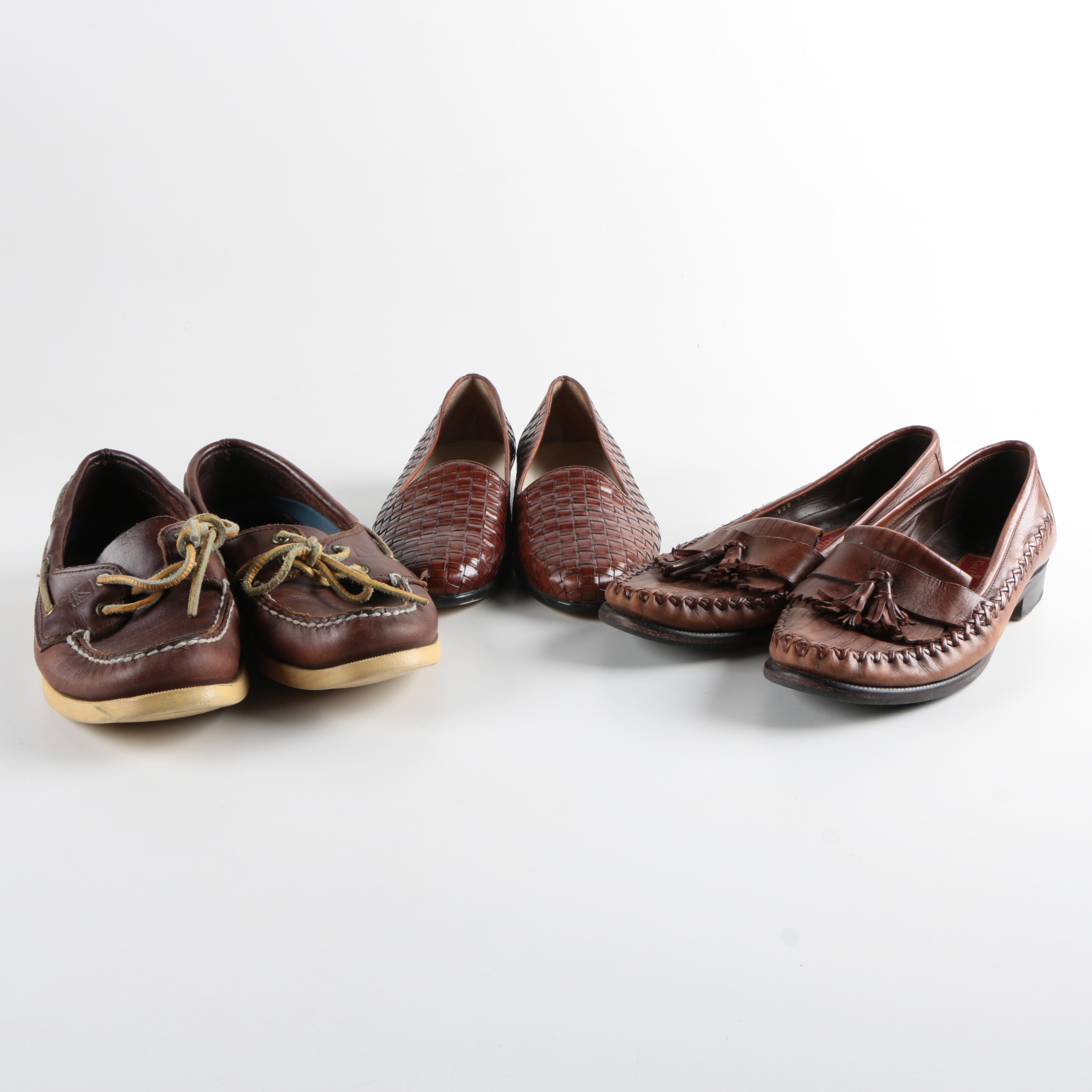 Women's Leather Loafers Including Cole Haan