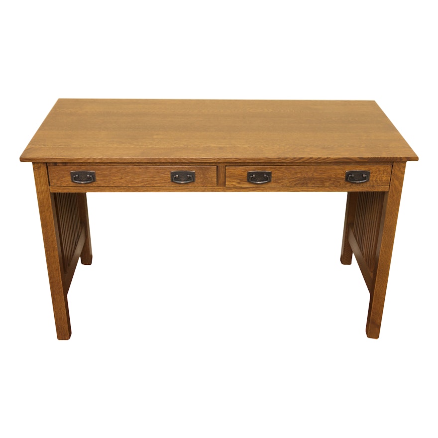 Mission Style Library Desk by Stickley