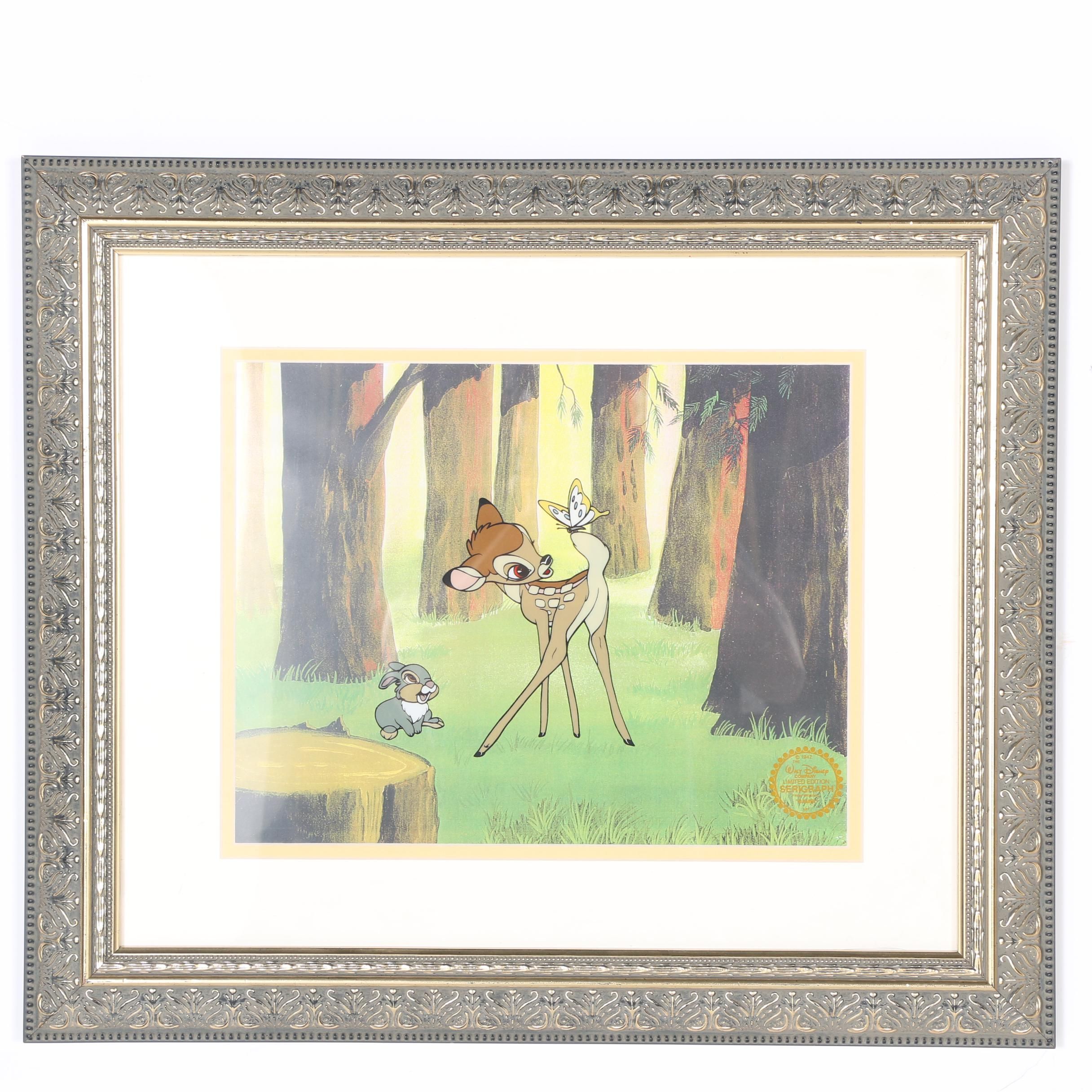 The Walt Disney Company Offset Lithograph After Sericel "Bambi"