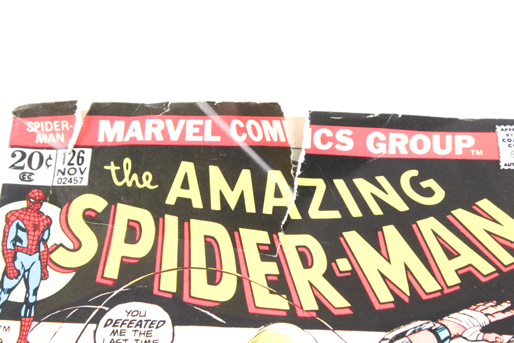 1973 "The Amazing Spider-Man" Marvel Comic Books