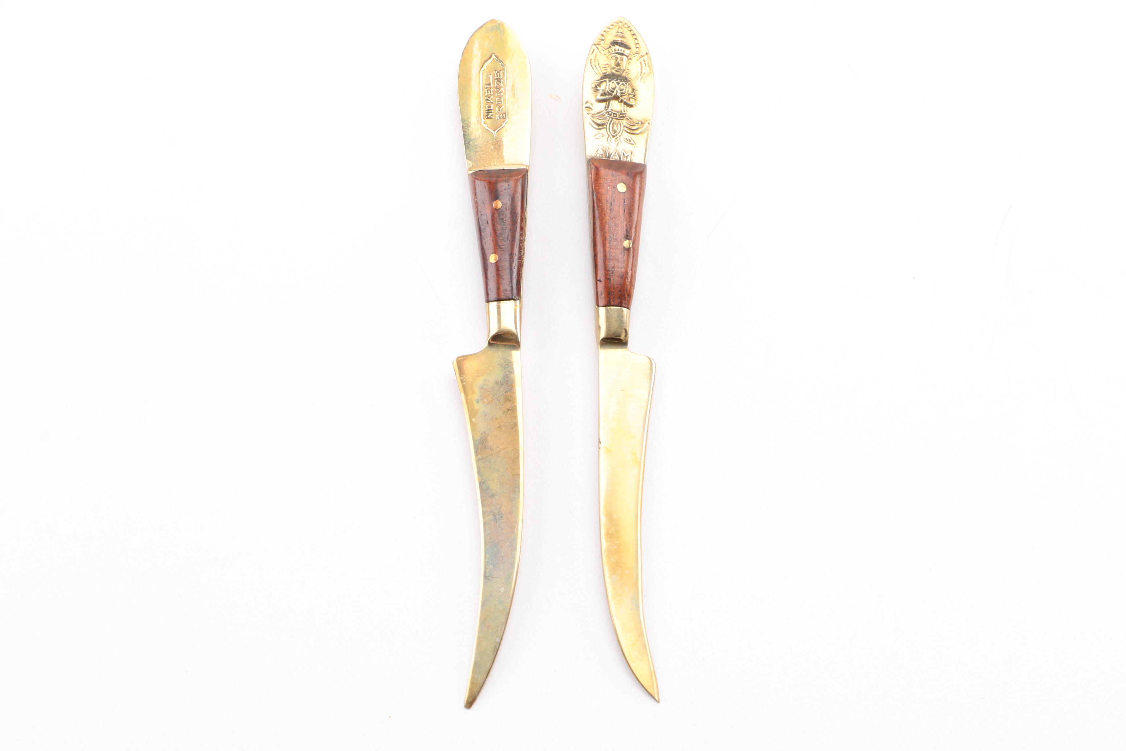 Siam Nickel Bronze Fish Flatware
