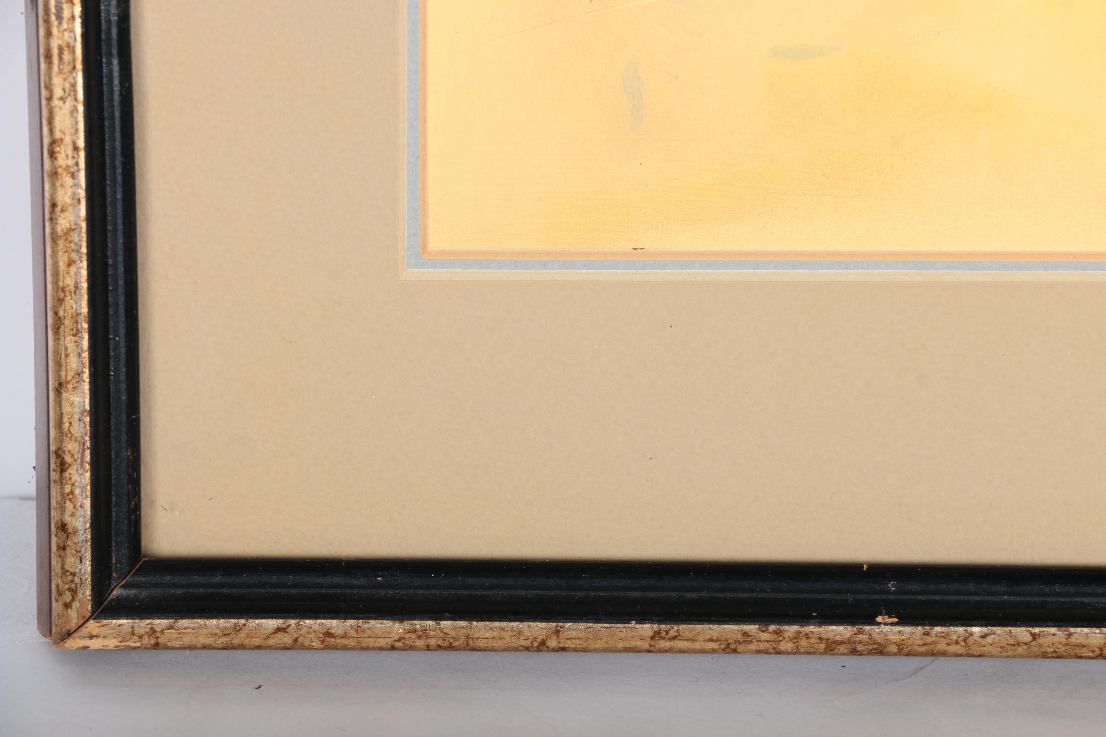 Serigraph After Margaret Layton Painting of Owl