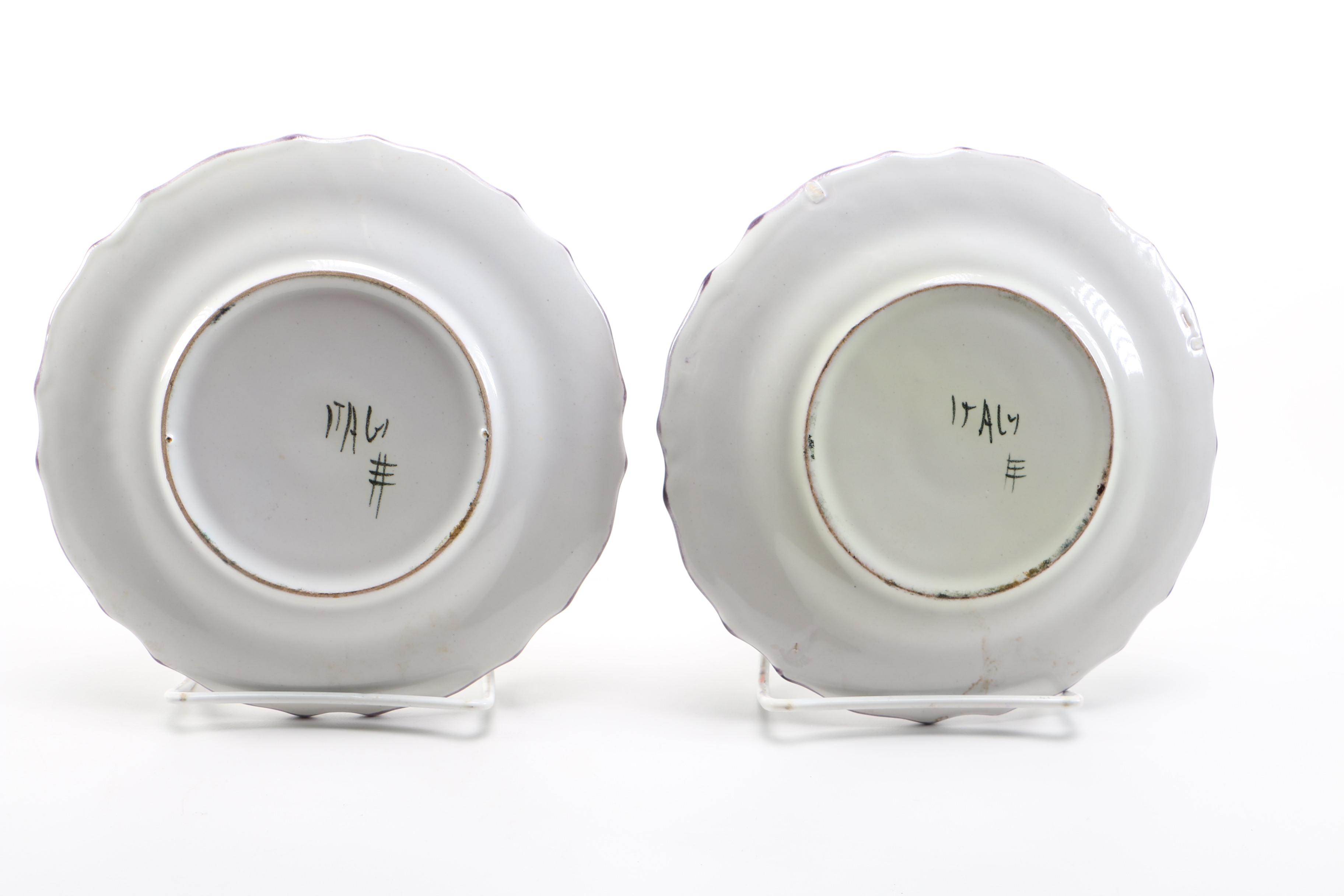 Vintage Italian and Spanish Decorative Plates