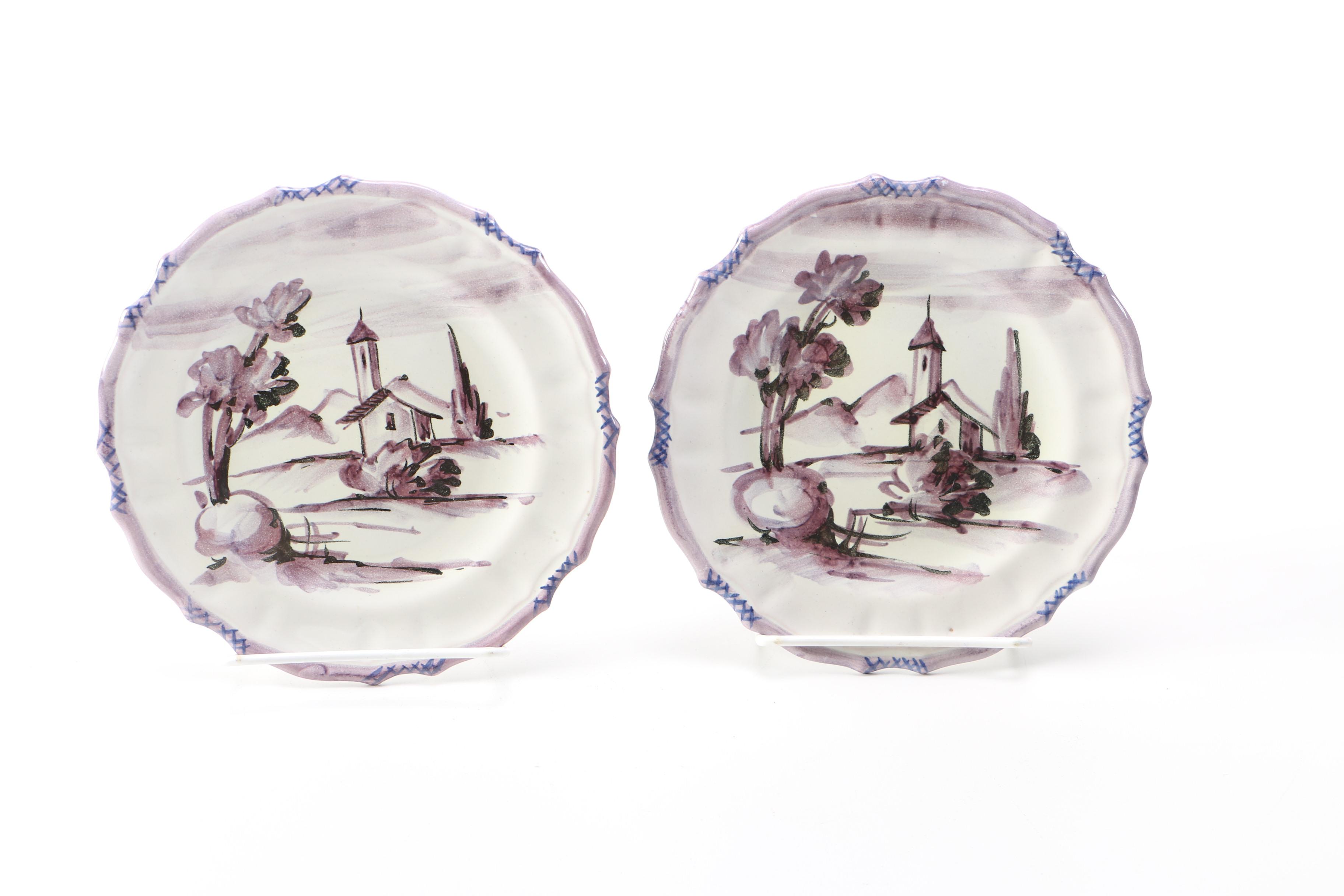 Vintage Italian and Spanish Decorative Plates