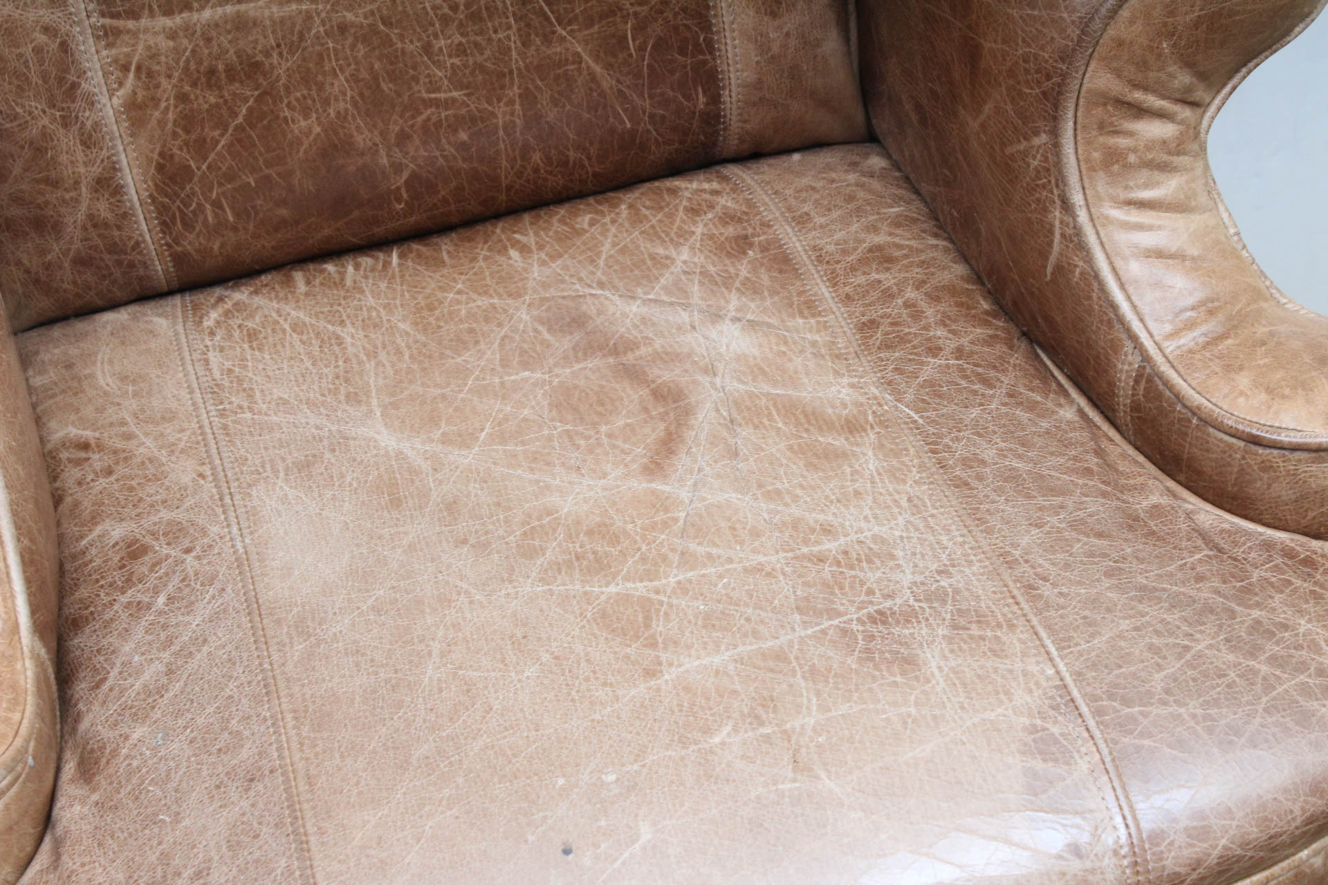 Brown Leather Executive Office Chair