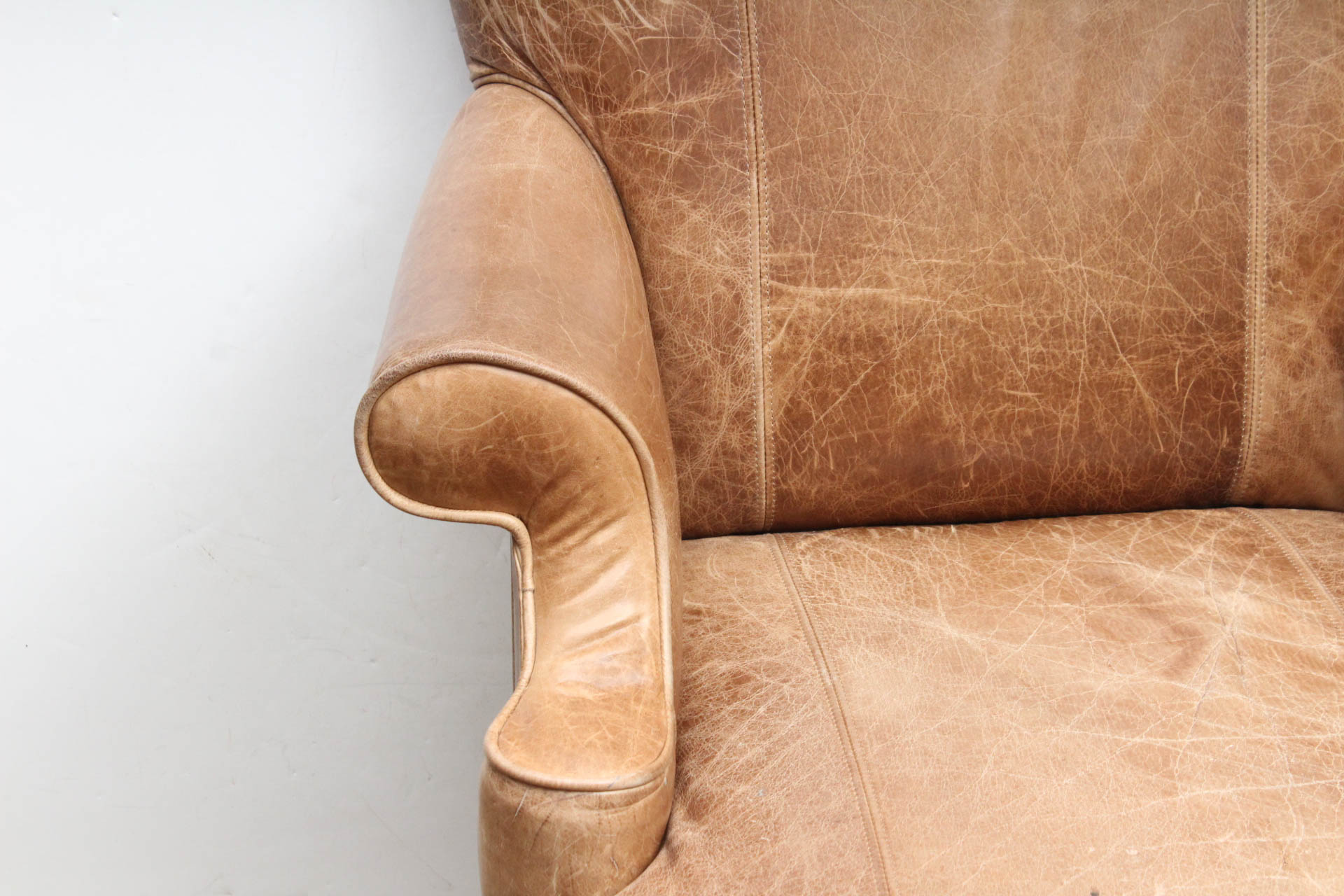 Brown Leather Executive Office Chair