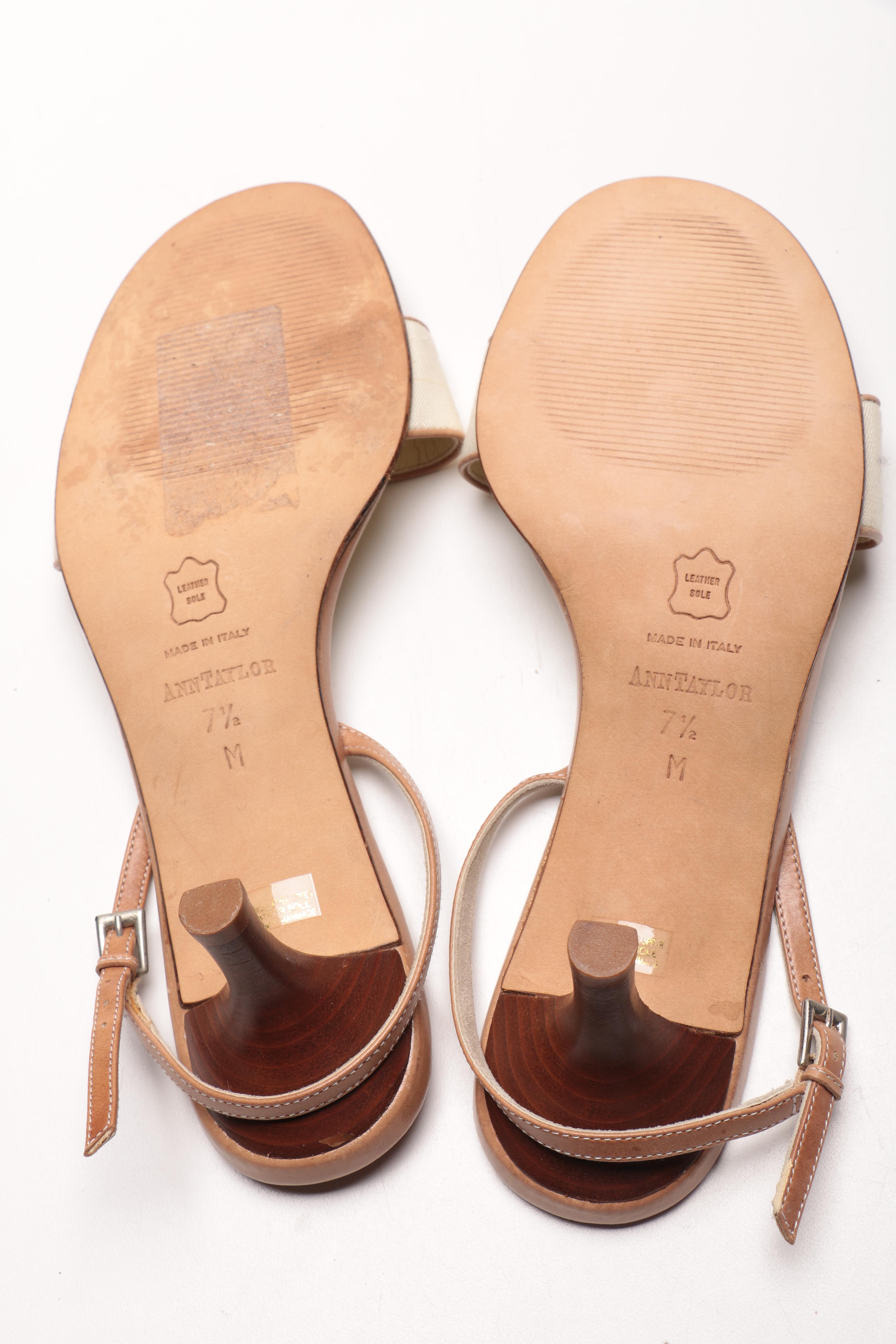 Women's Slides and Kitten Heel Sandal's Including Ann Taylor