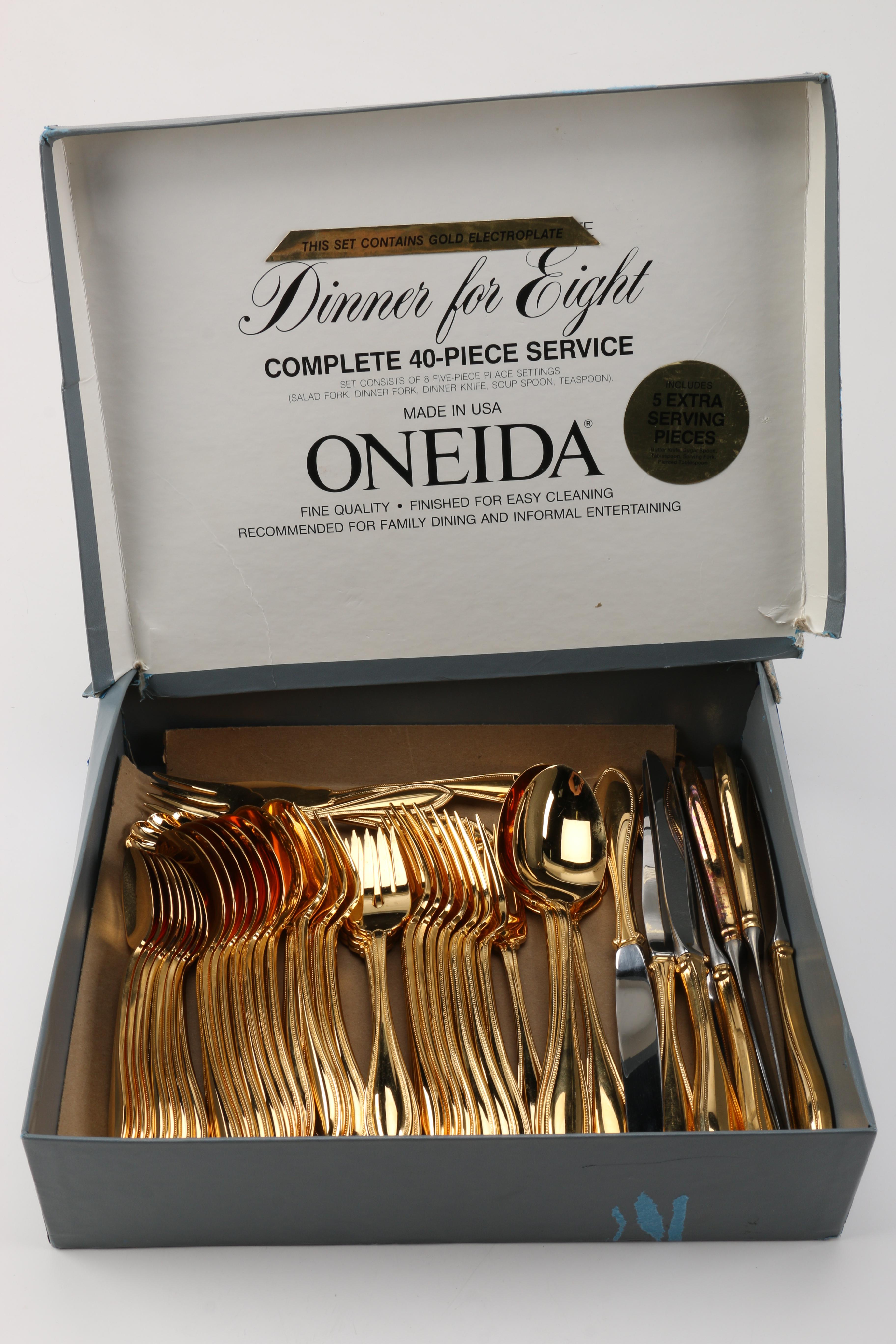 Oneida Gold Electroplated Flatware