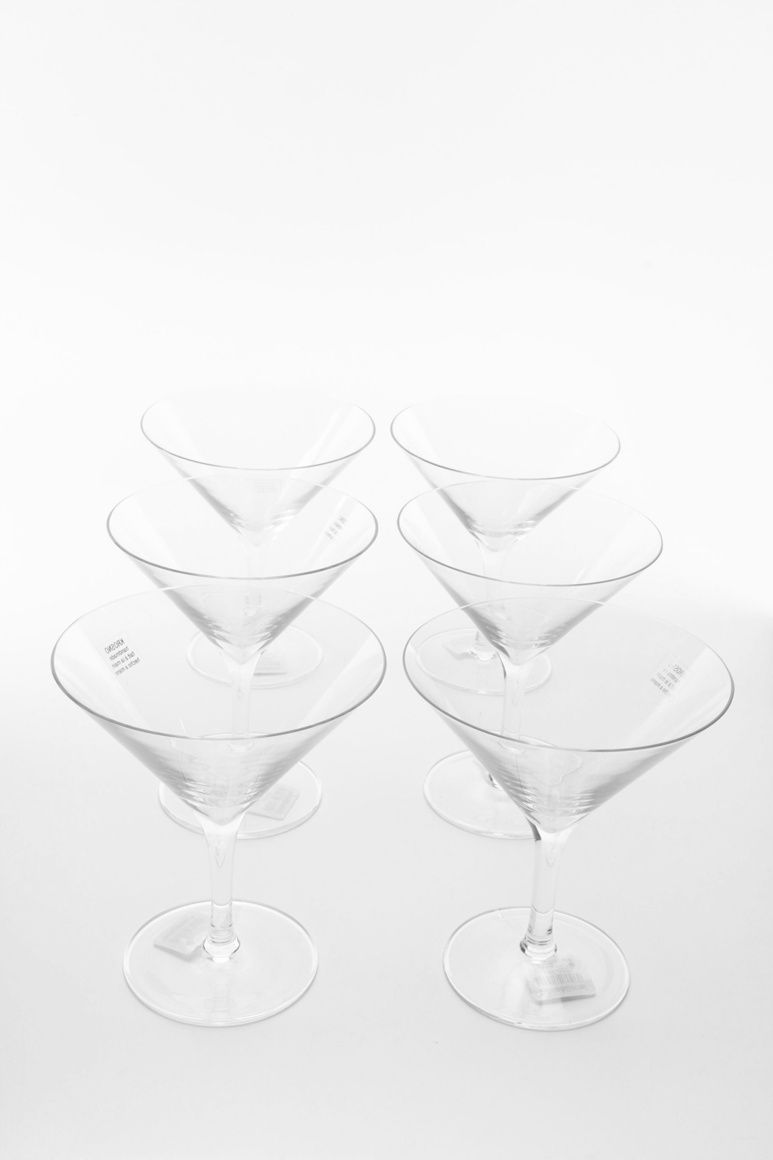 Krosno Handmade "True" Martini Glass Set