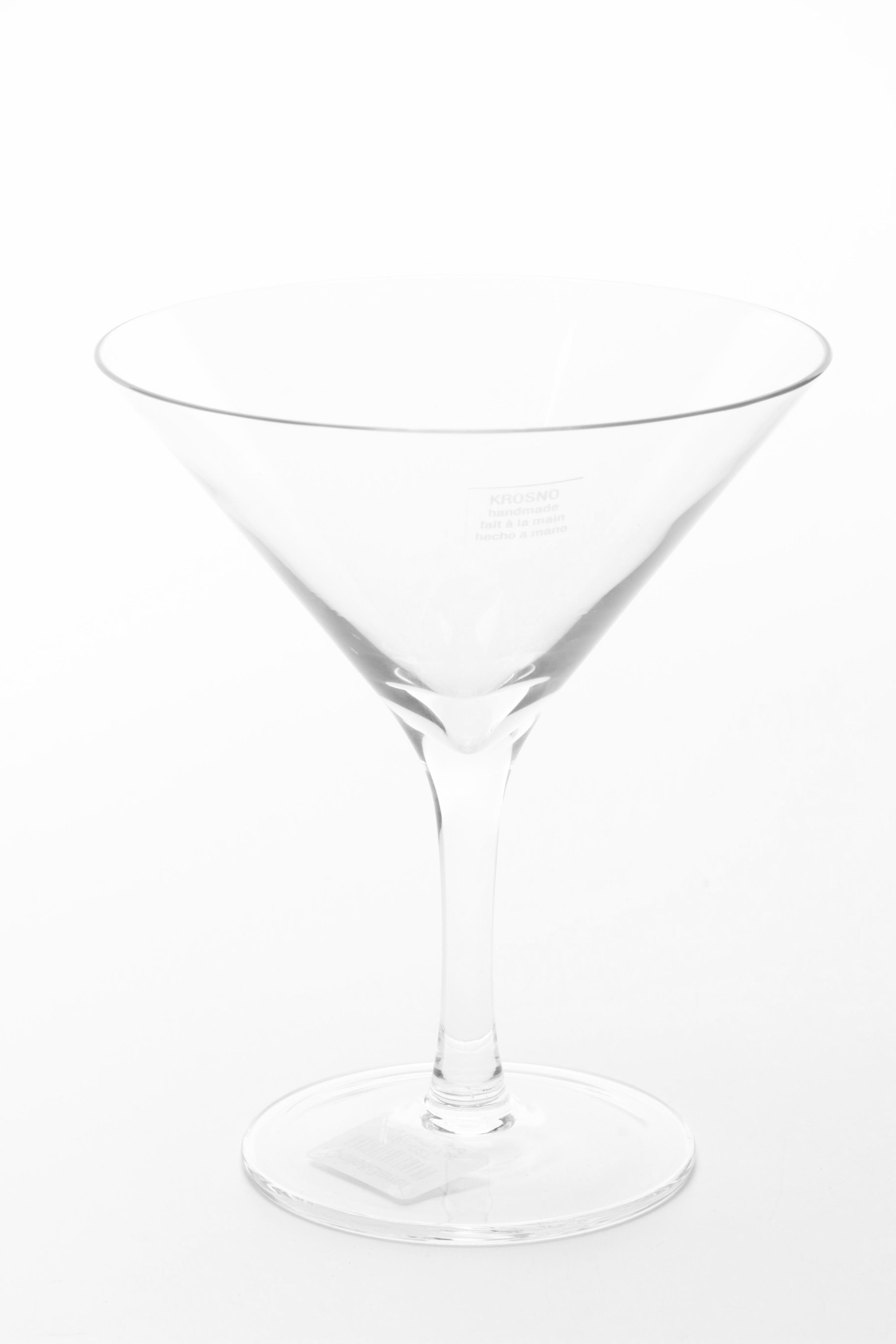 Krosno Handmade "True" Martini Glass Set