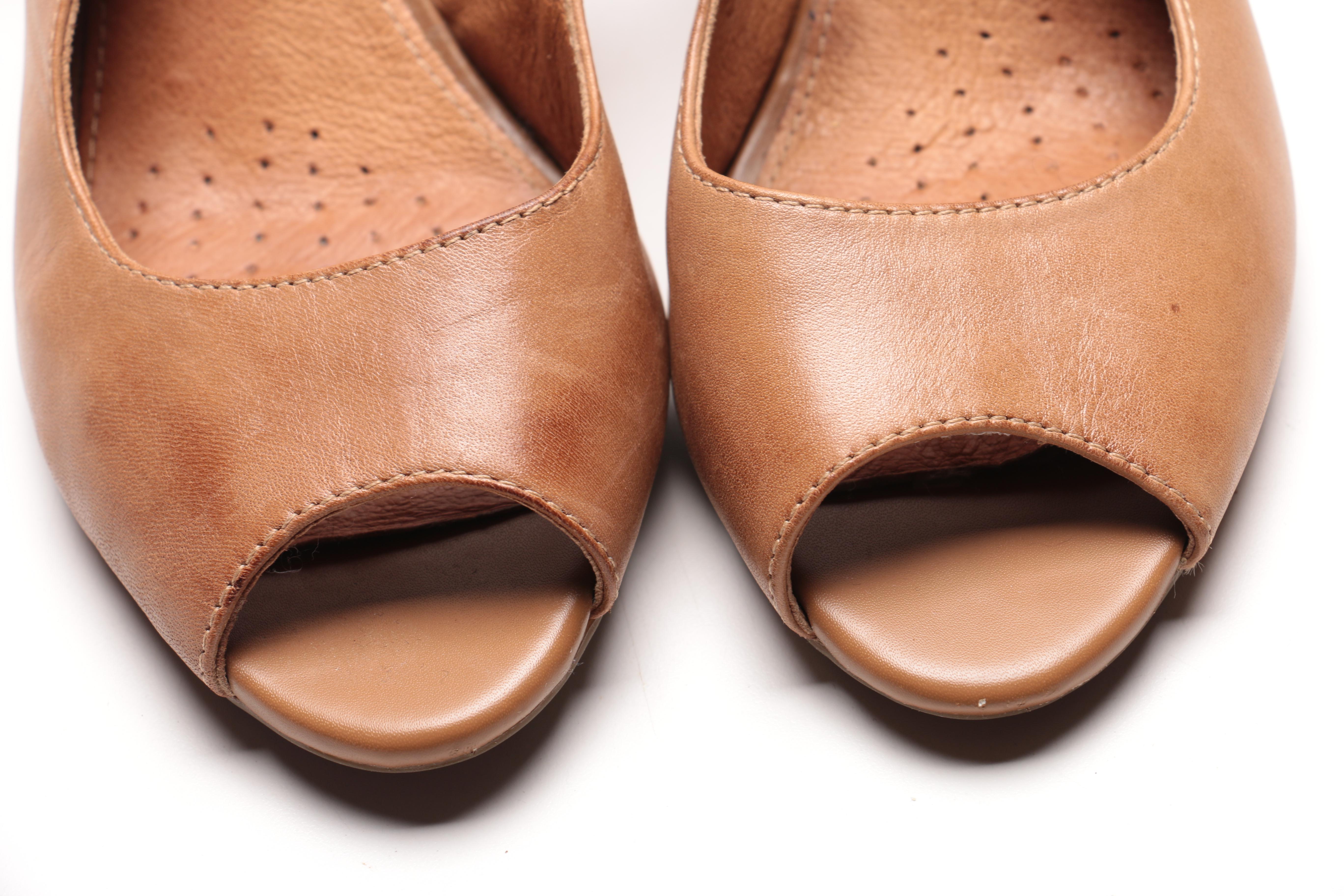 Clarks Artisan "Cynthia Fest" Peep Toe Heels