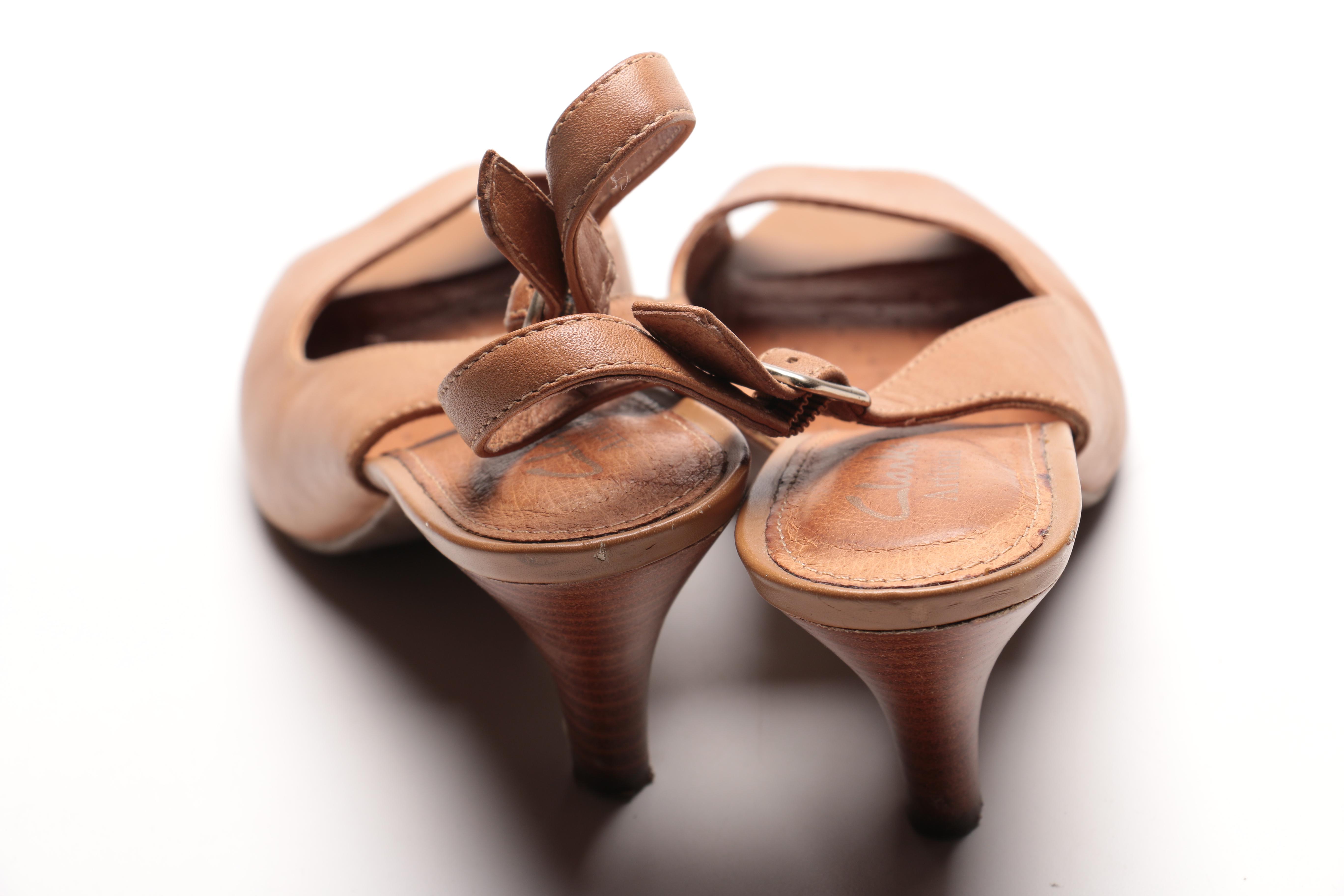 Clarks Artisan "Cynthia Fest" Peep Toe Heels