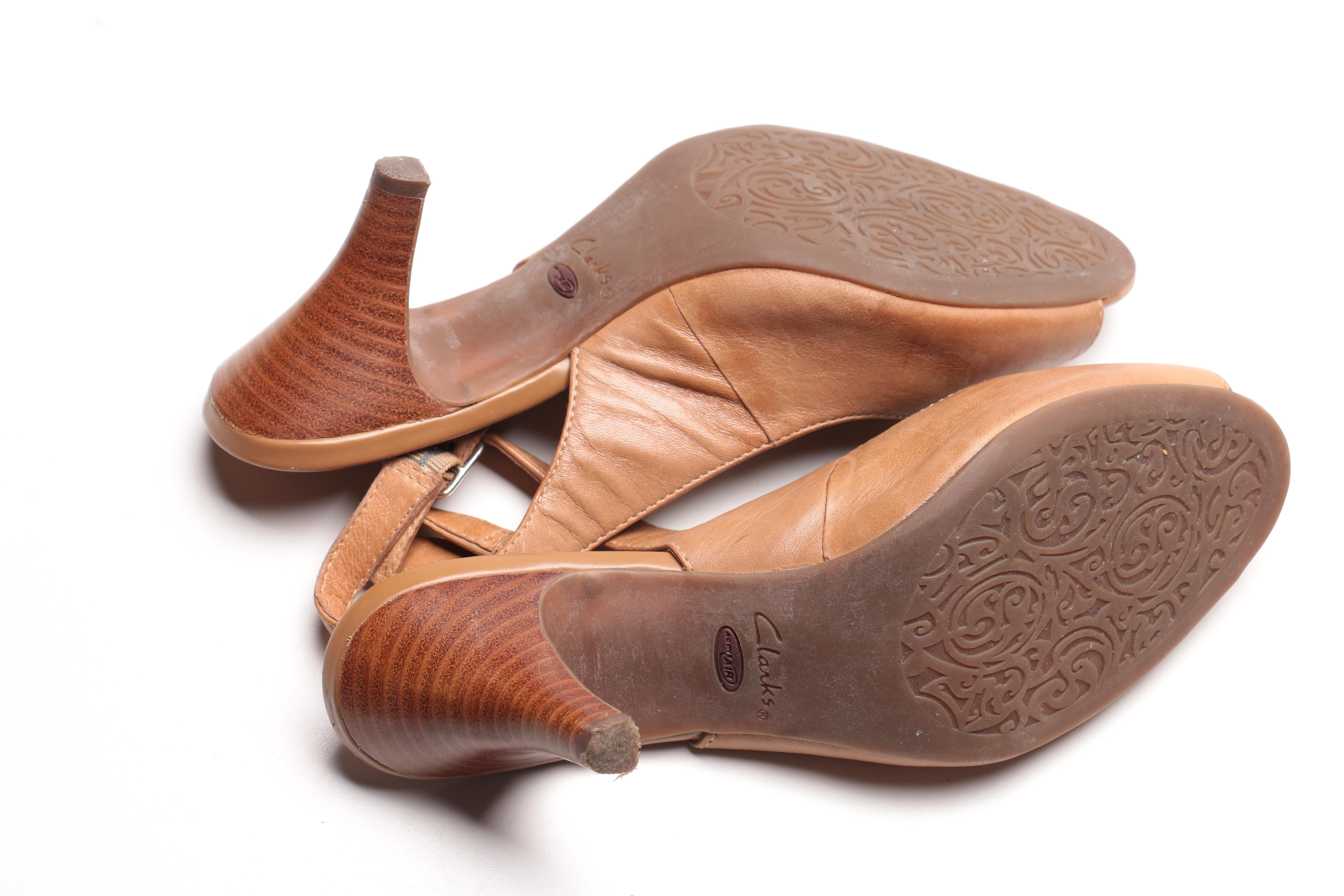 Clarks Artisan "Cynthia Fest" Peep Toe Heels