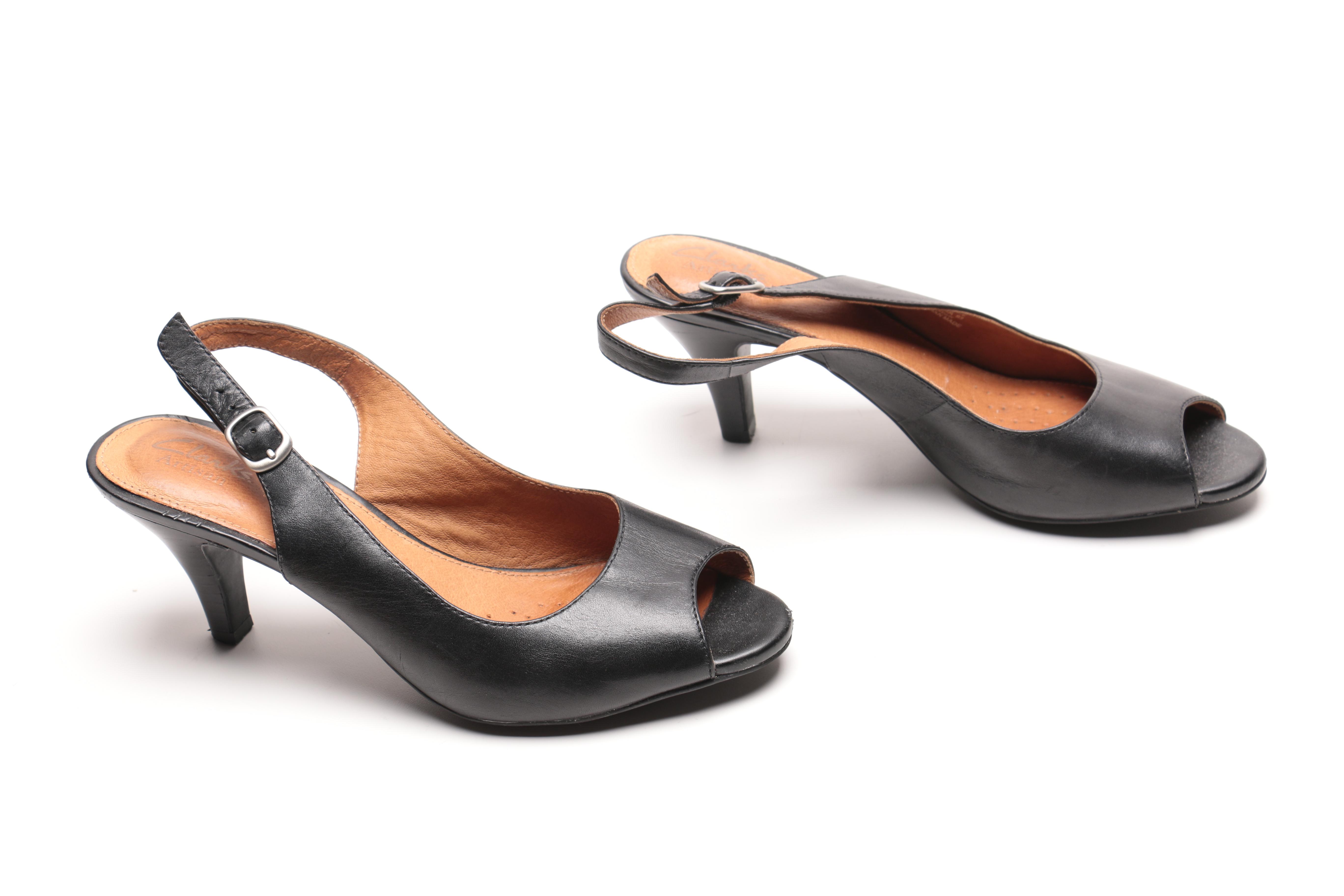 Clarks Artisan "Cynthia Fest" Peep Toe Heels