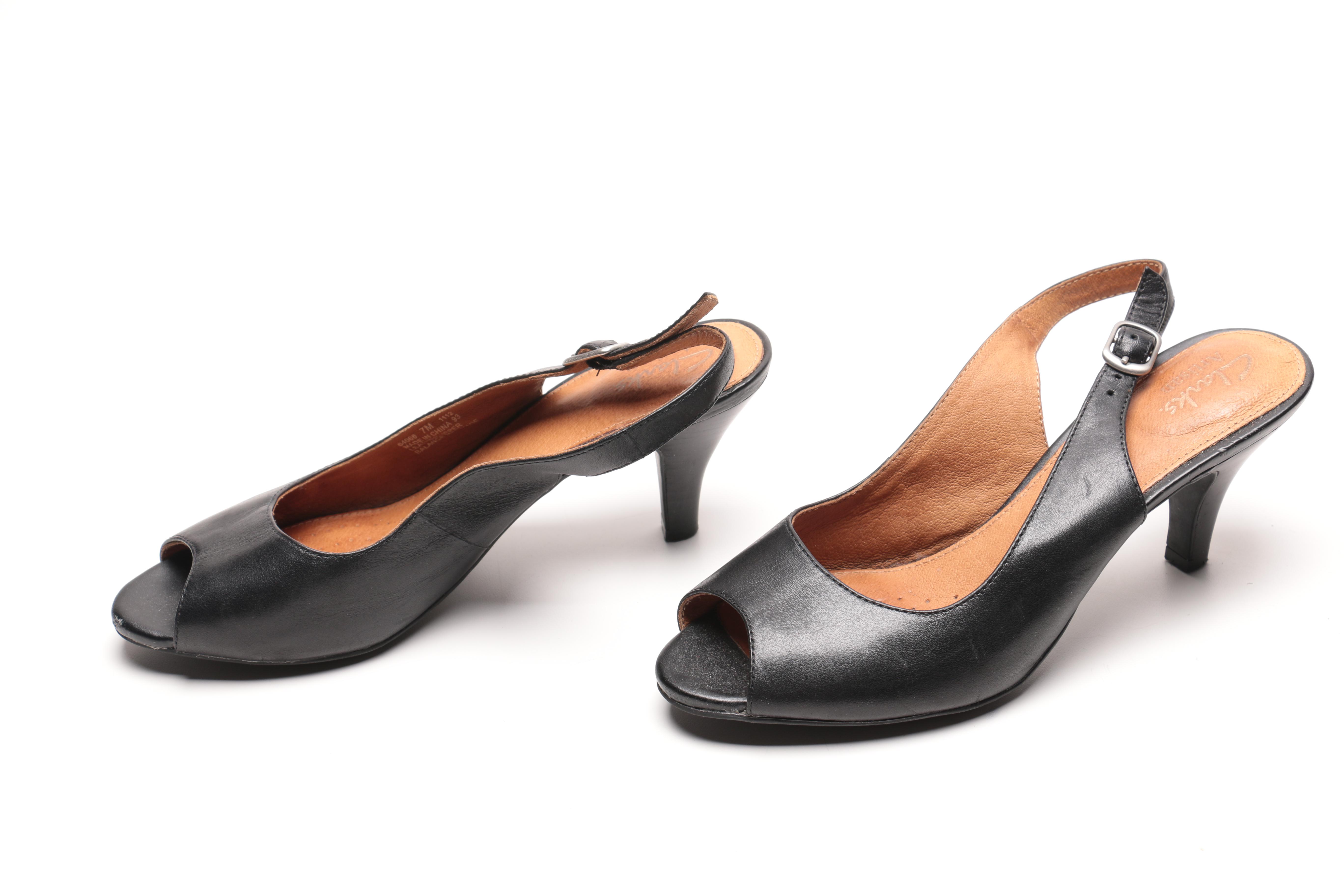 Clarks Artisan "Cynthia Fest" Peep Toe Heels