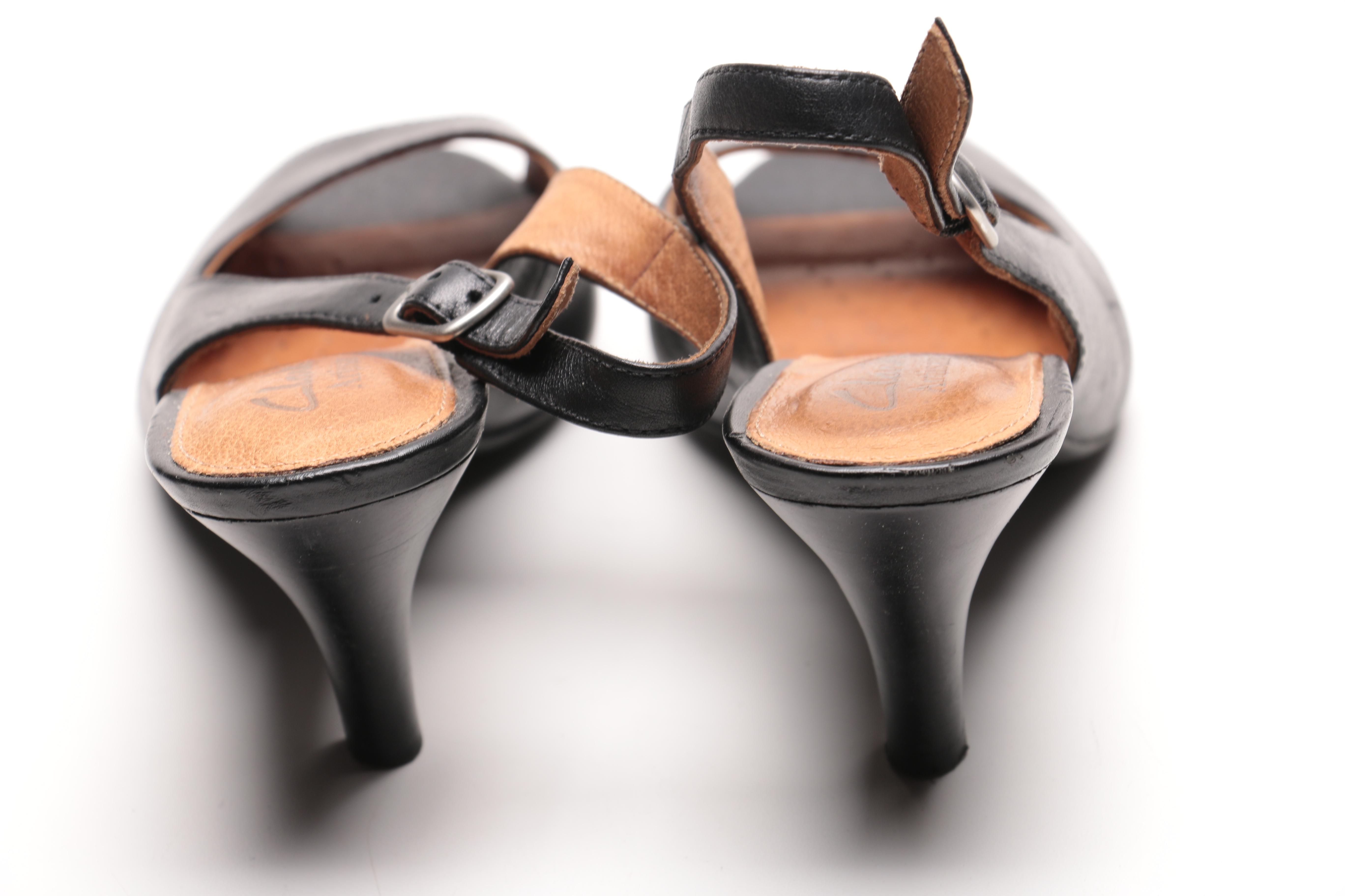 Clarks Artisan "Cynthia Fest" Peep Toe Heels